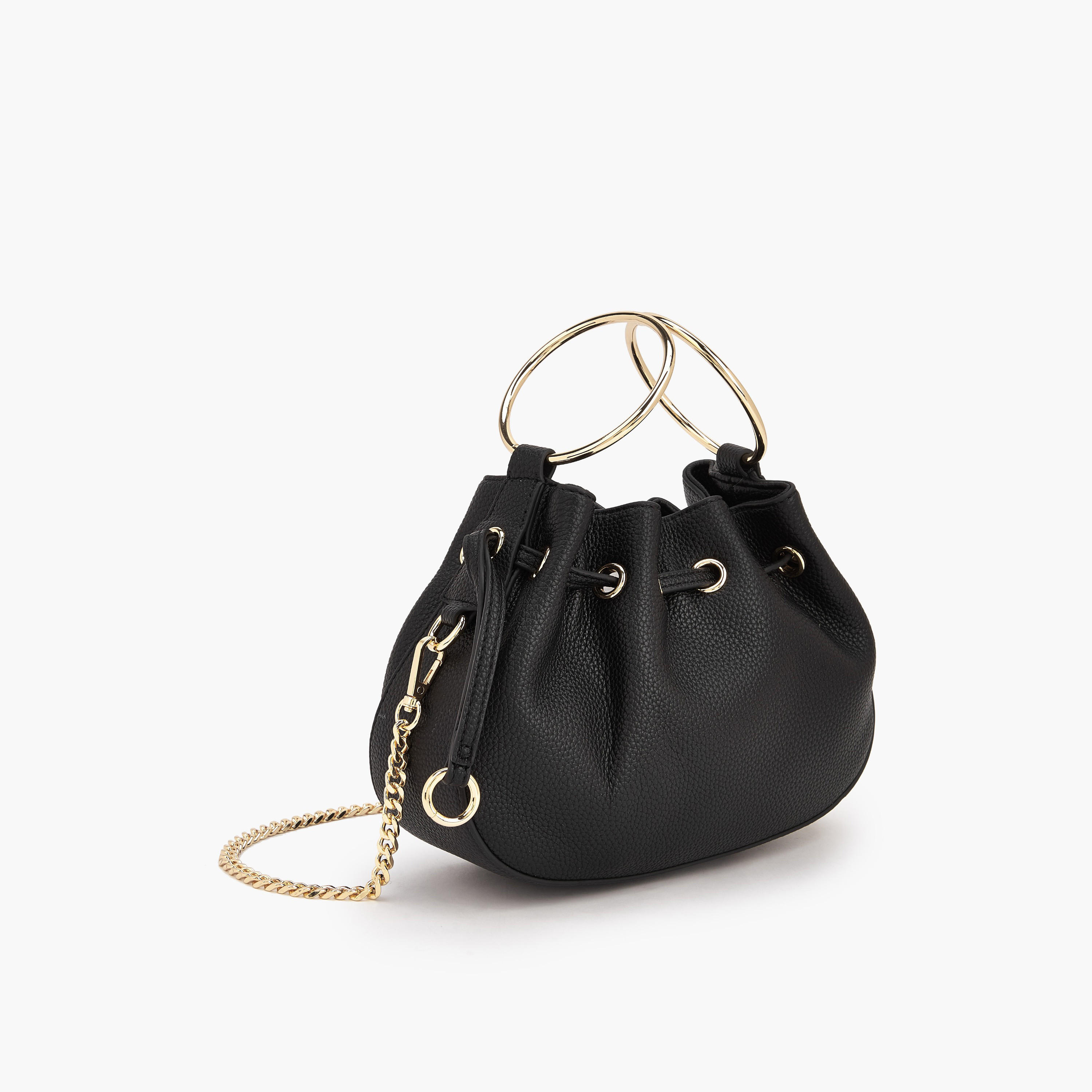 شنطة كروس بودي بارزة الملمس بحزام سلسلة قابل للفصل من سيليست-women-bagsandwallets-handbags-image-3