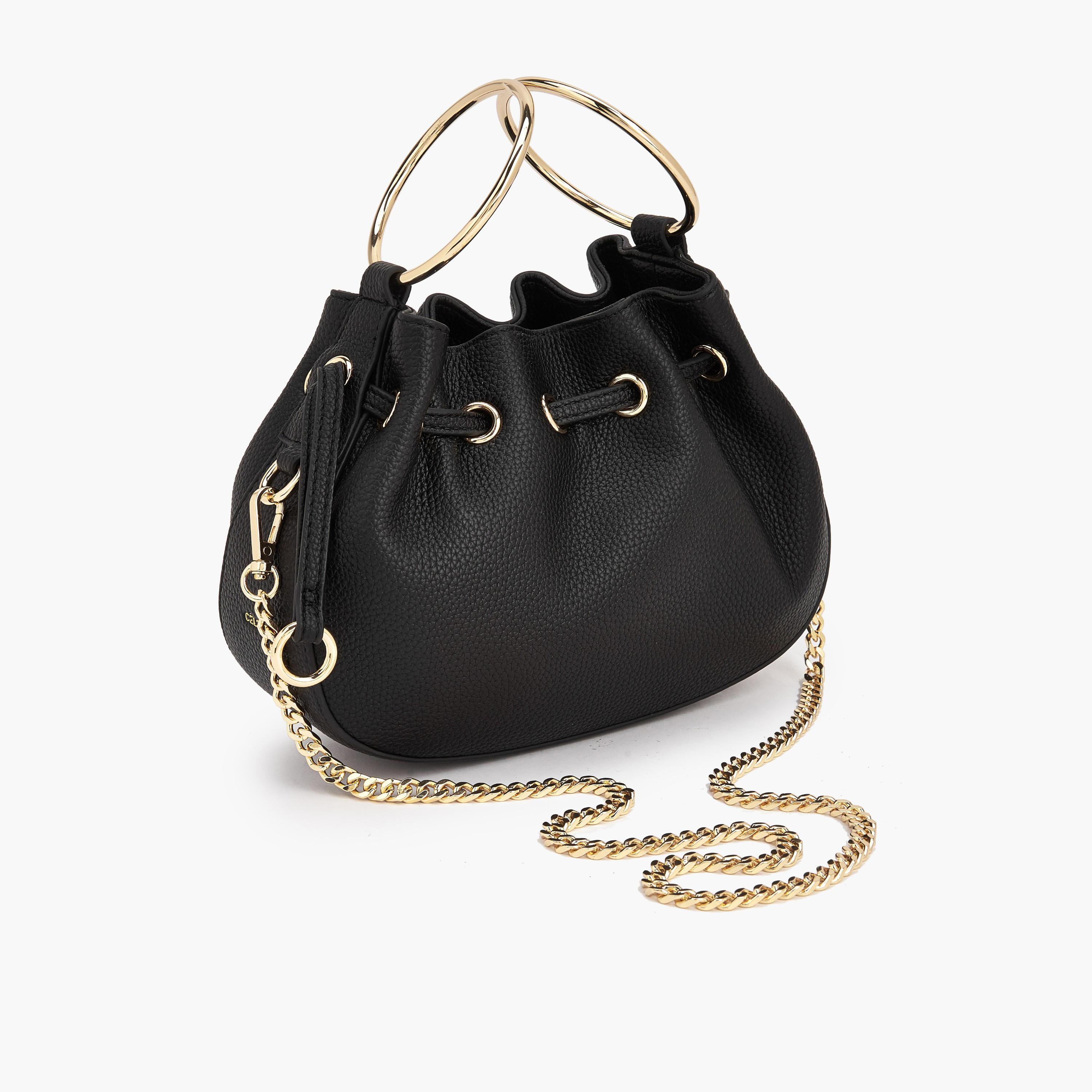 شنطة كروس بودي بارزة الملمس بحزام سلسلة قابل للفصل من سيليست-women-bagsandwallets-handbags-image-5