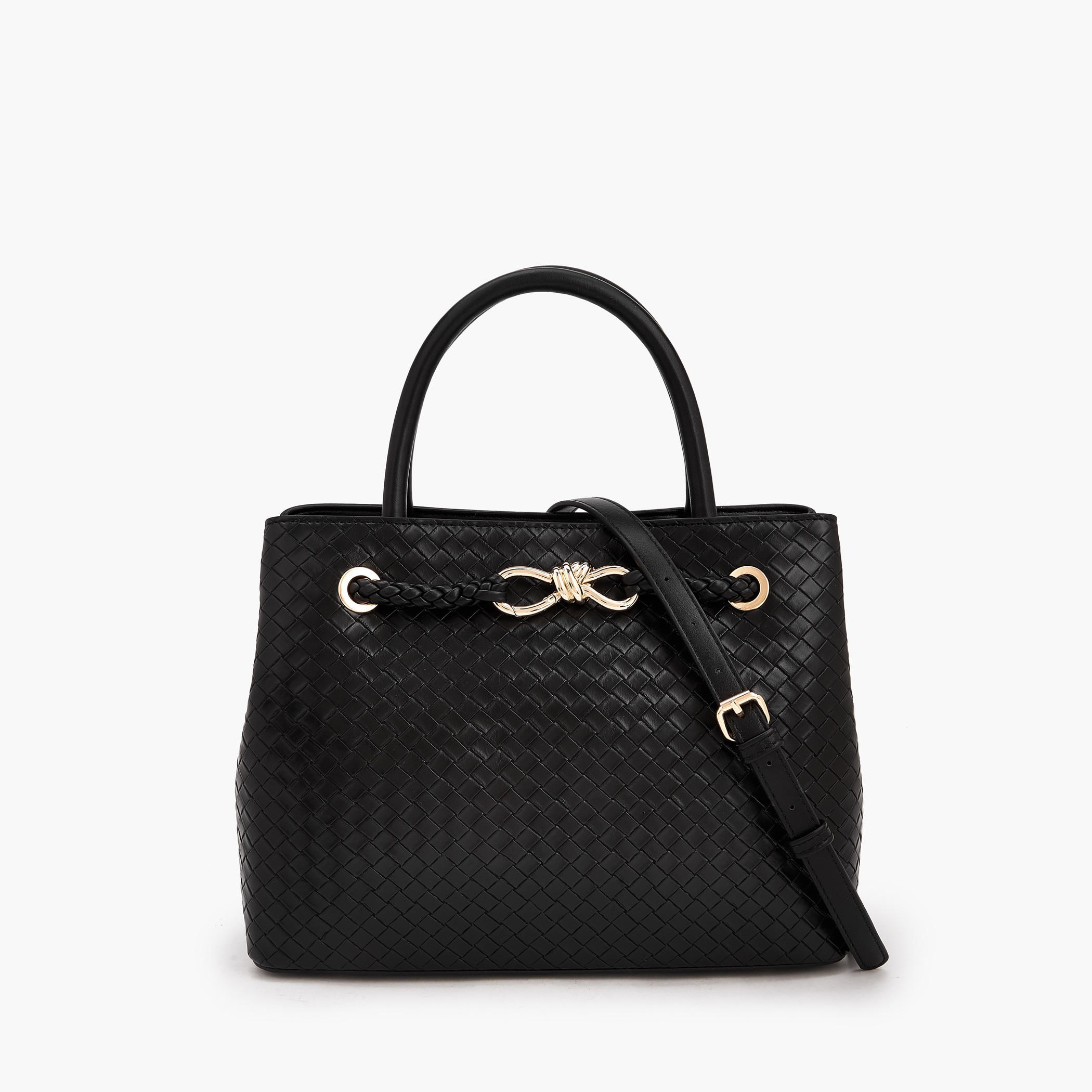 شنطة ساتشيل بارزة الملمس بحزام قابل للفصل من لو كونفورت-women-bagsandwallets-handbags-image-1