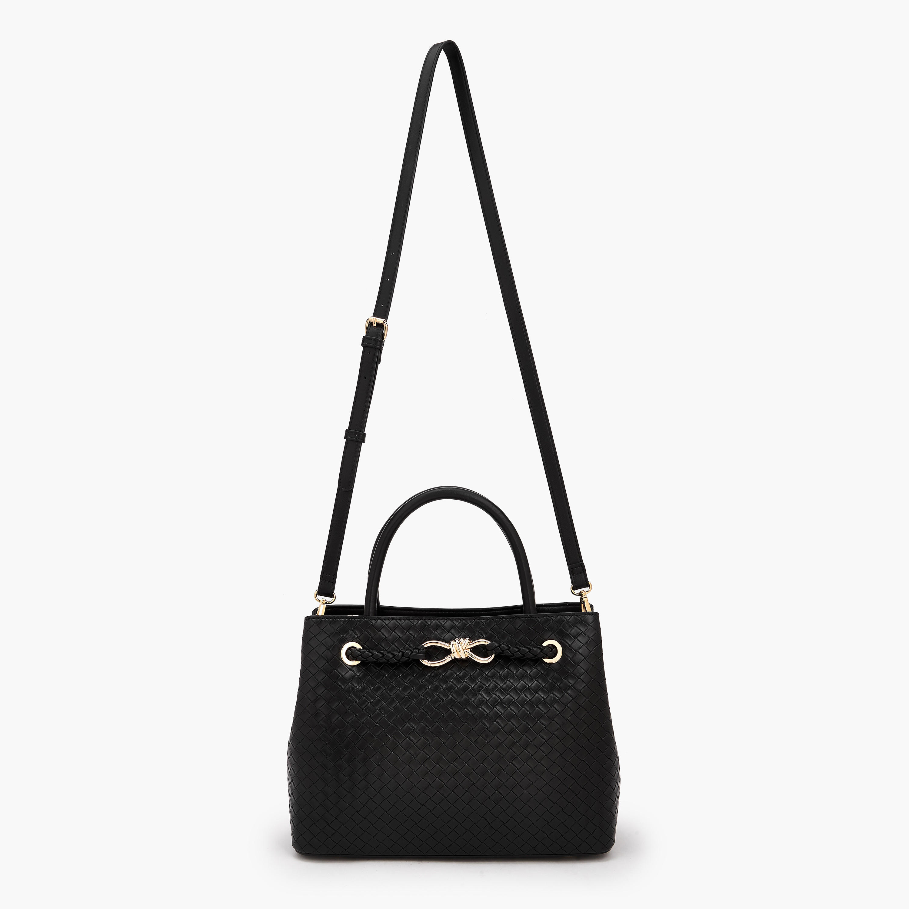 شنطة ساتشيل بارزة الملمس بحزام قابل للفصل من لو كونفورت-women-bagsandwallets-handbags-image-2