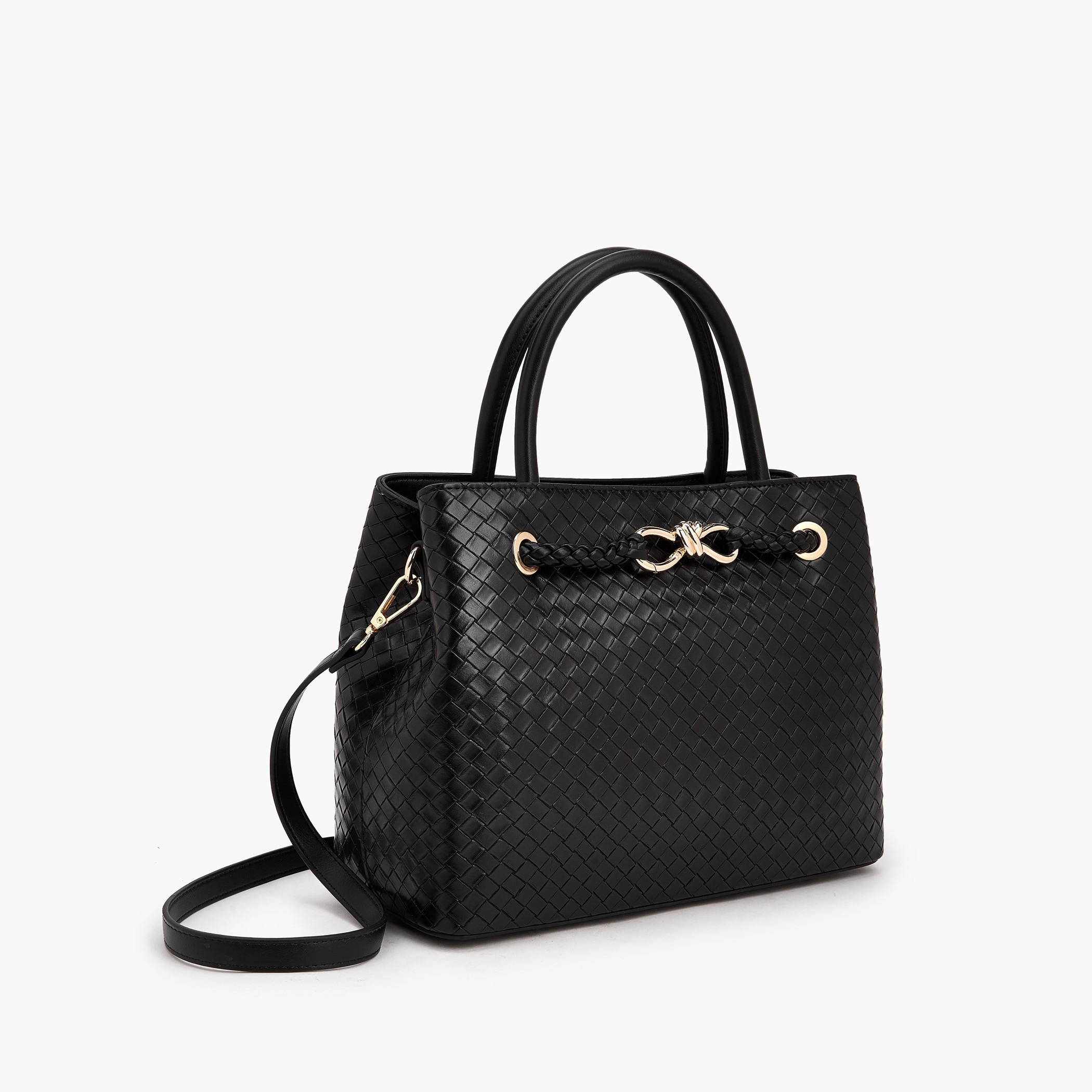 شنطة ساتشيل بارزة الملمس بحزام قابل للفصل من لو كونفورت-women-bagsandwallets-handbags-image-3