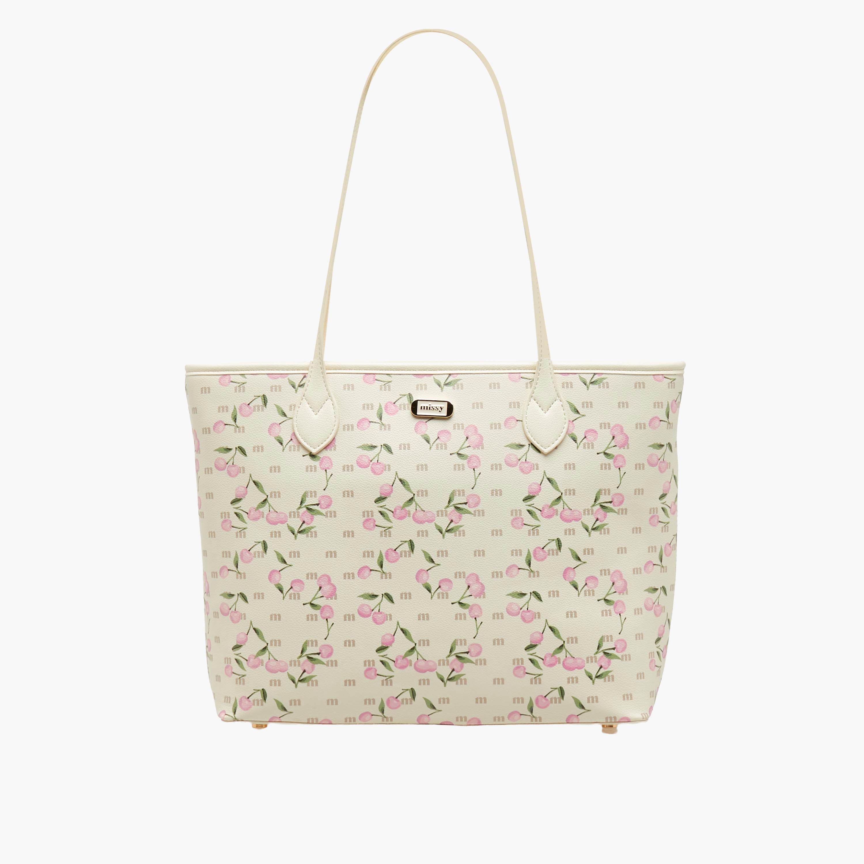 شنطة توتي بمقابض مزدوجة وطبعات كرز من ميسي-women-bagsandwallets-handbags-image-1