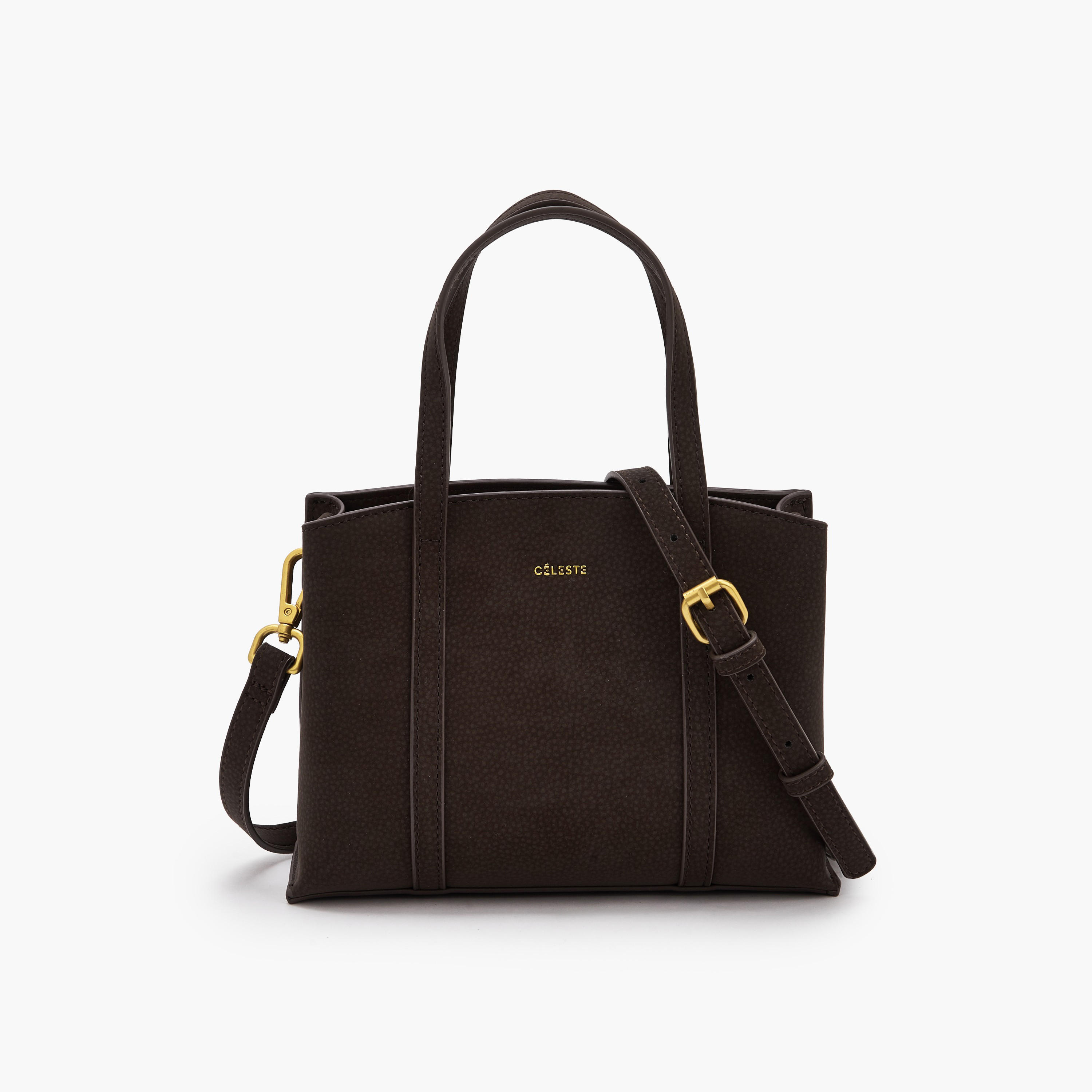 شنطة توتي بارزة الملمس بمقابض مزدوجة من لو كونفورت-women-bagsandwallets-handbags-image-1