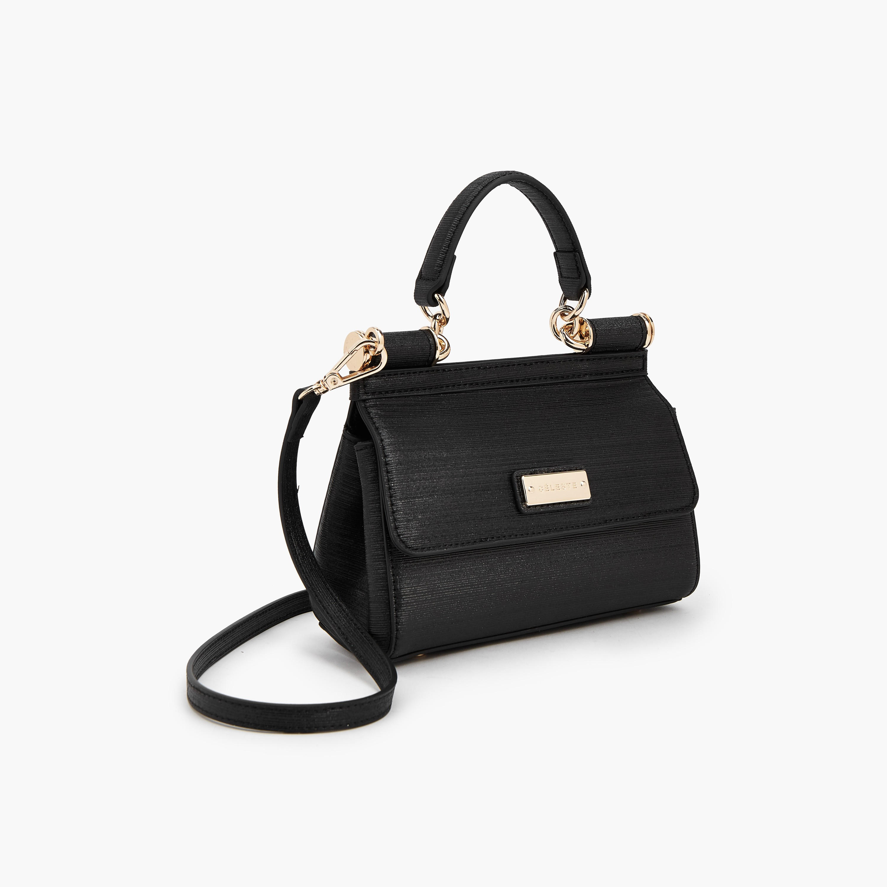 Celeste Metallic Satchel Bag with Detachable Strap-women-bagsandwallets-handbags-image-3