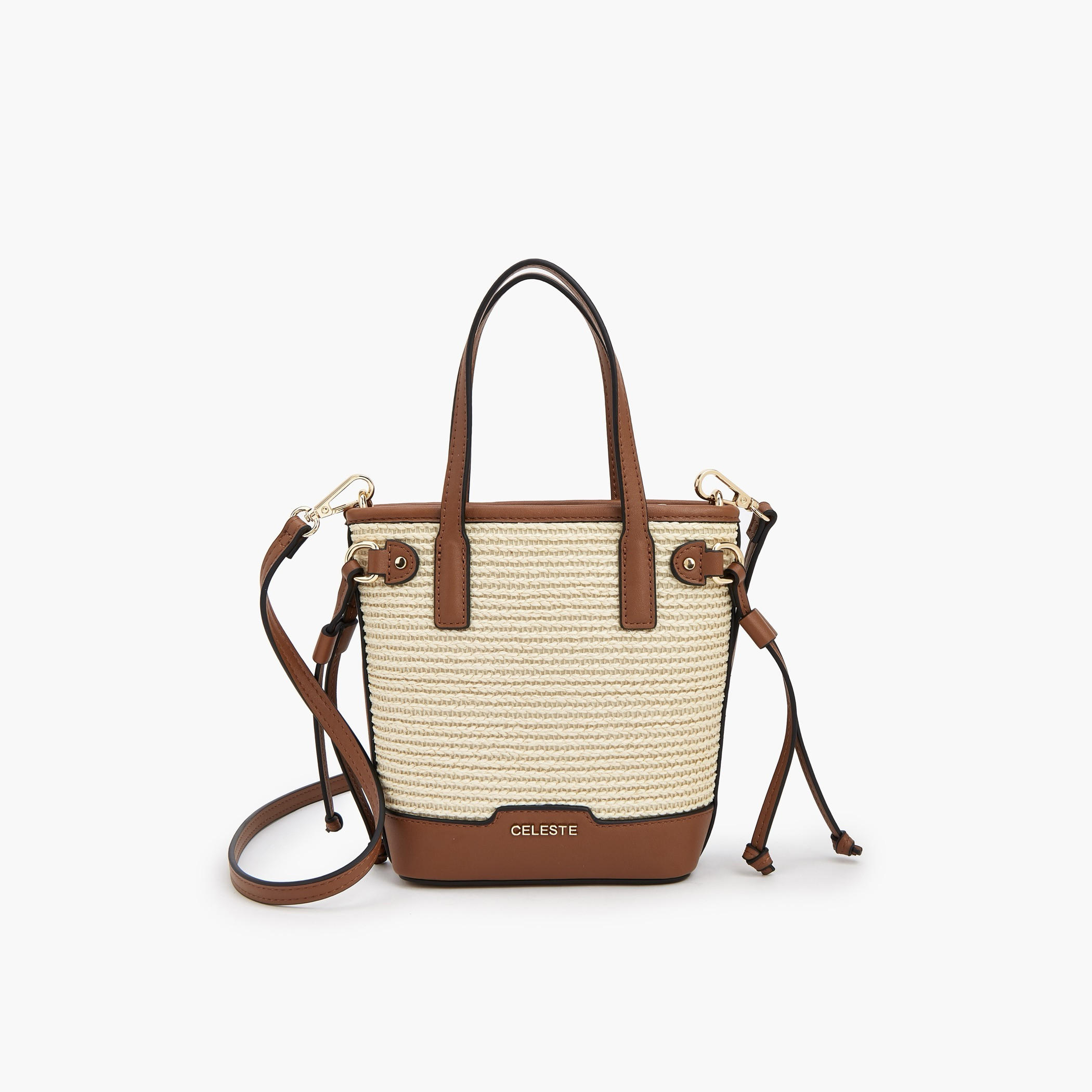 Celeste Textured Tote Bag with Detachable Strap-women-bagsandwallets-handbags-image-3