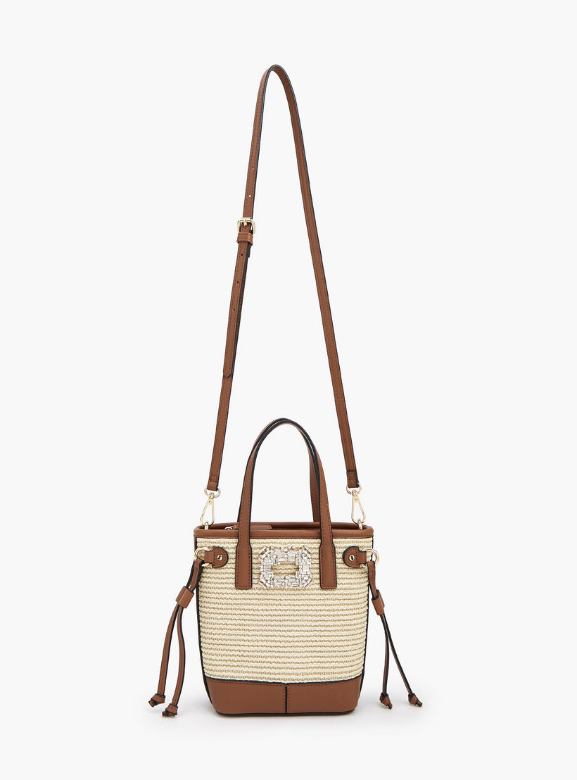 Celeste Textured Tote Bag with Detachable Strap-women-bagsandwallets-handbags-image-4