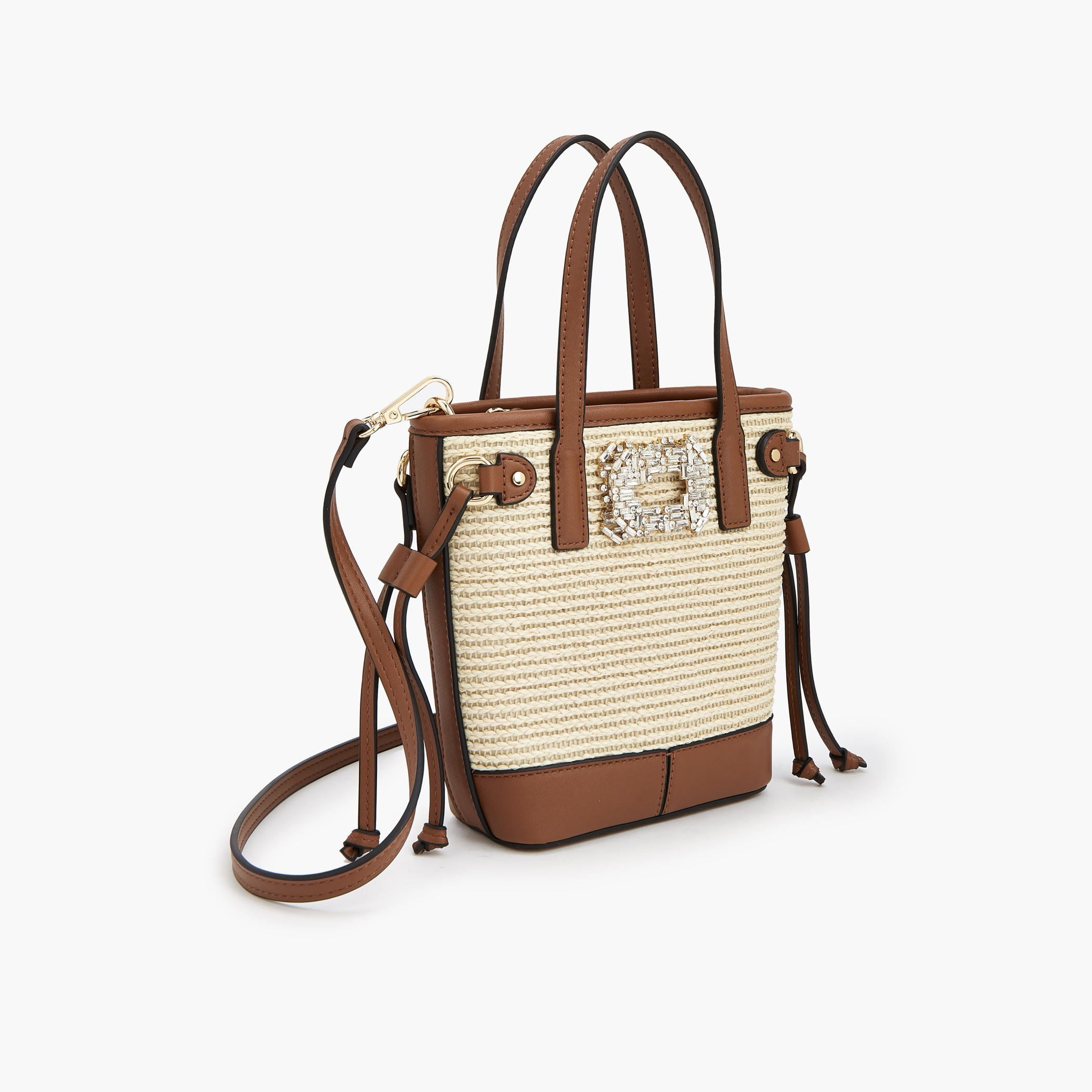 Celeste Textured Tote Bag with Detachable Strap-women-bagsandwallets-handbags-image-5