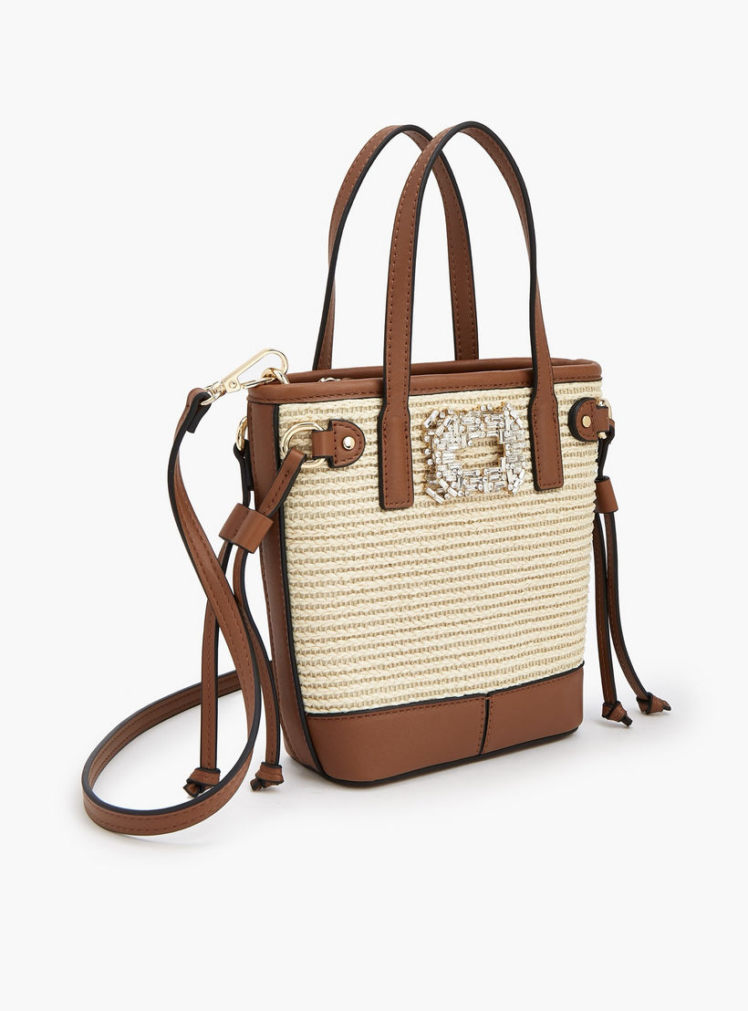 Celeste Textured Tote Bag with Detachable Strap-women-bagsandwallets-handbags-image-5