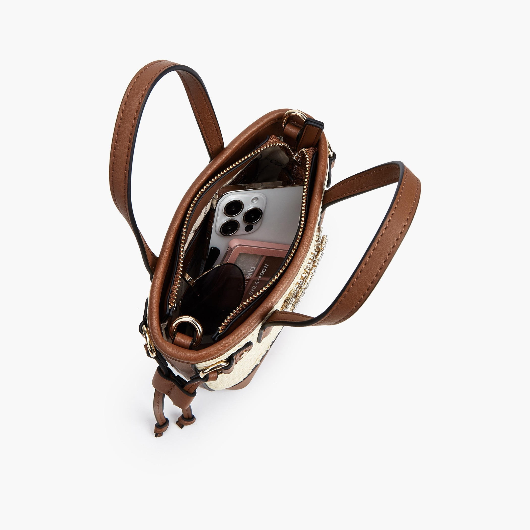 Celeste Textured Tote Bag with Detachable Strap-women-bagsandwallets-handbags-image-8