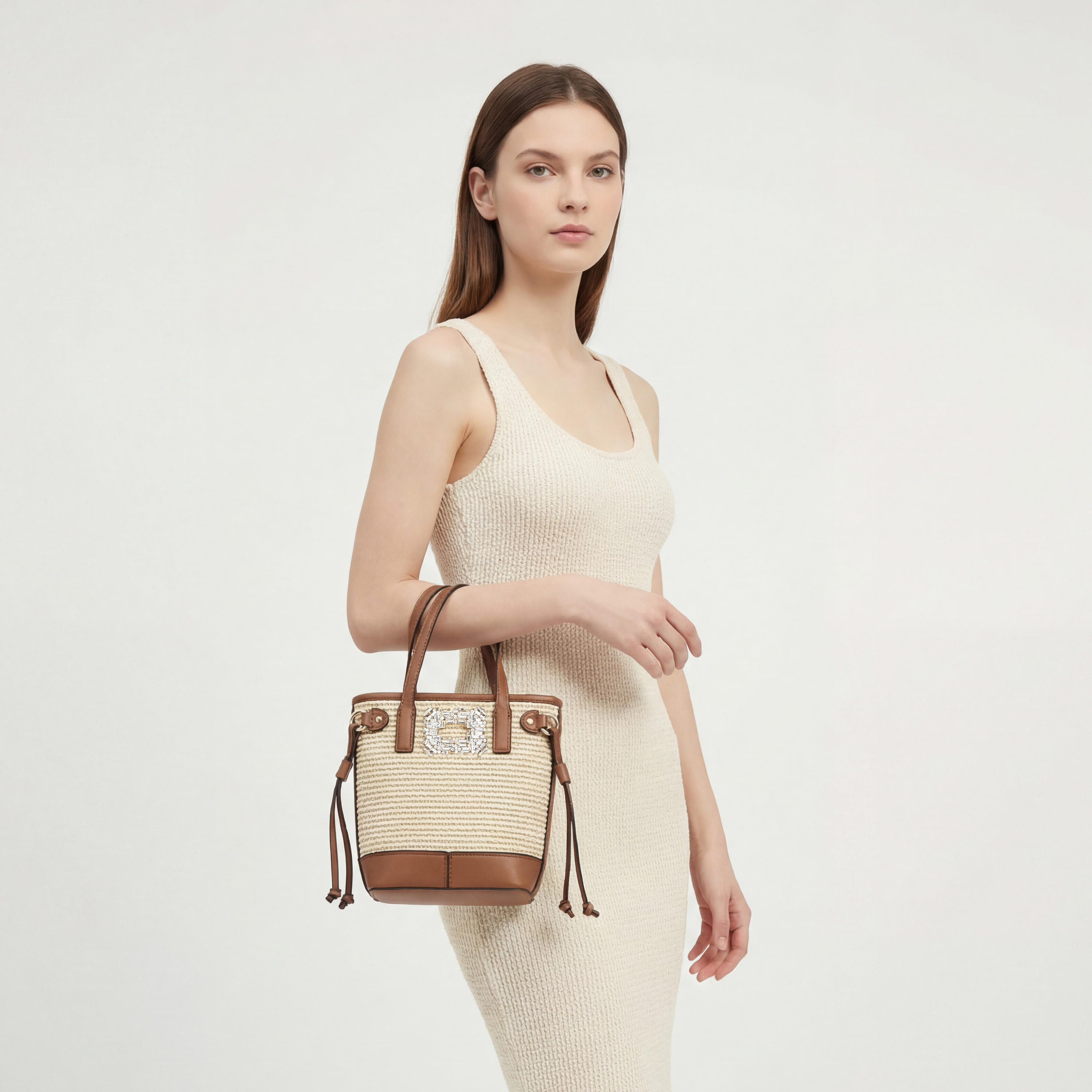 Celeste Textured Tote Bag with Detachable Strap-women-bagsandwallets-handbags-image-2