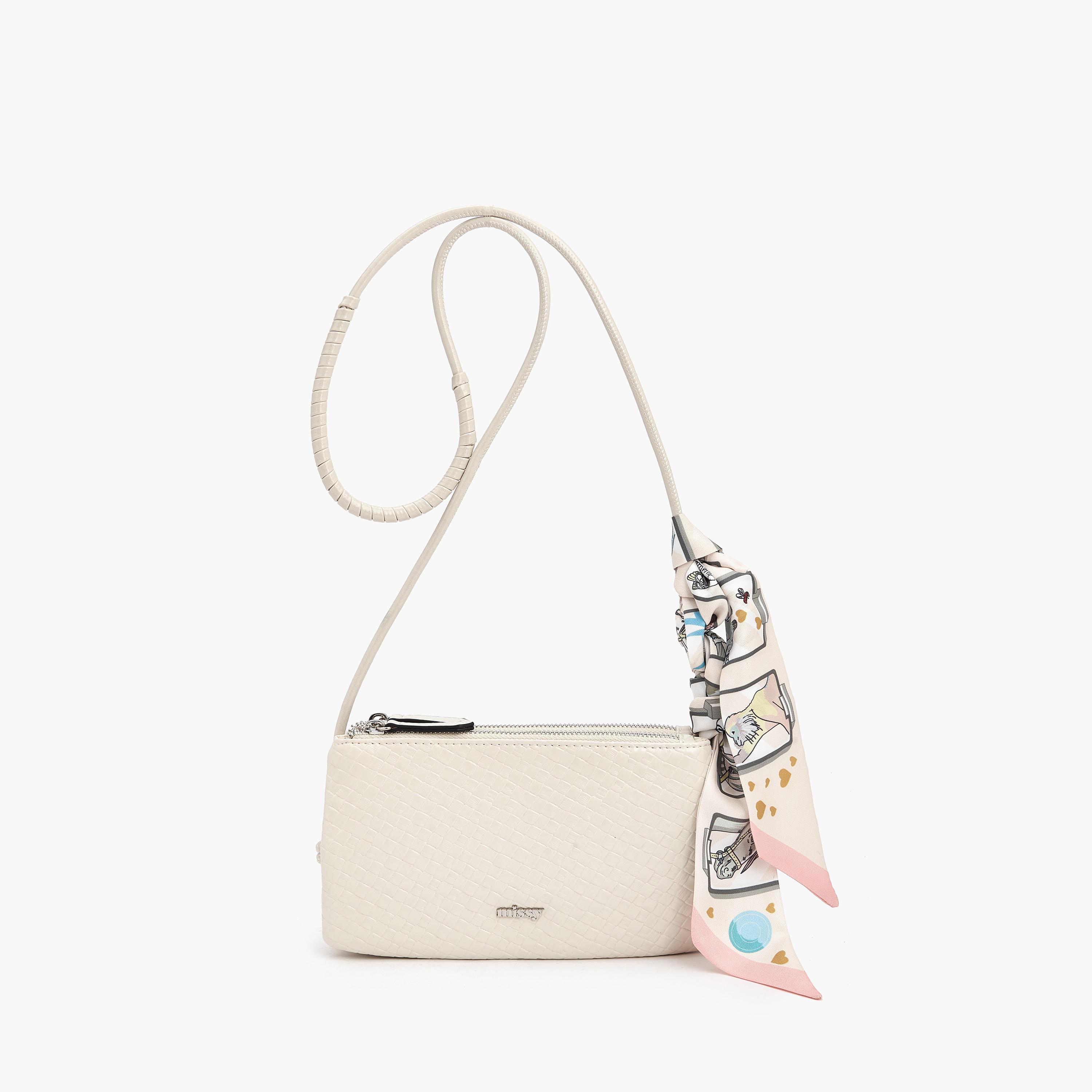 Missy Textured Crossbody Bag with Strap Handle-women-bagsandwallets-handbags-image-1