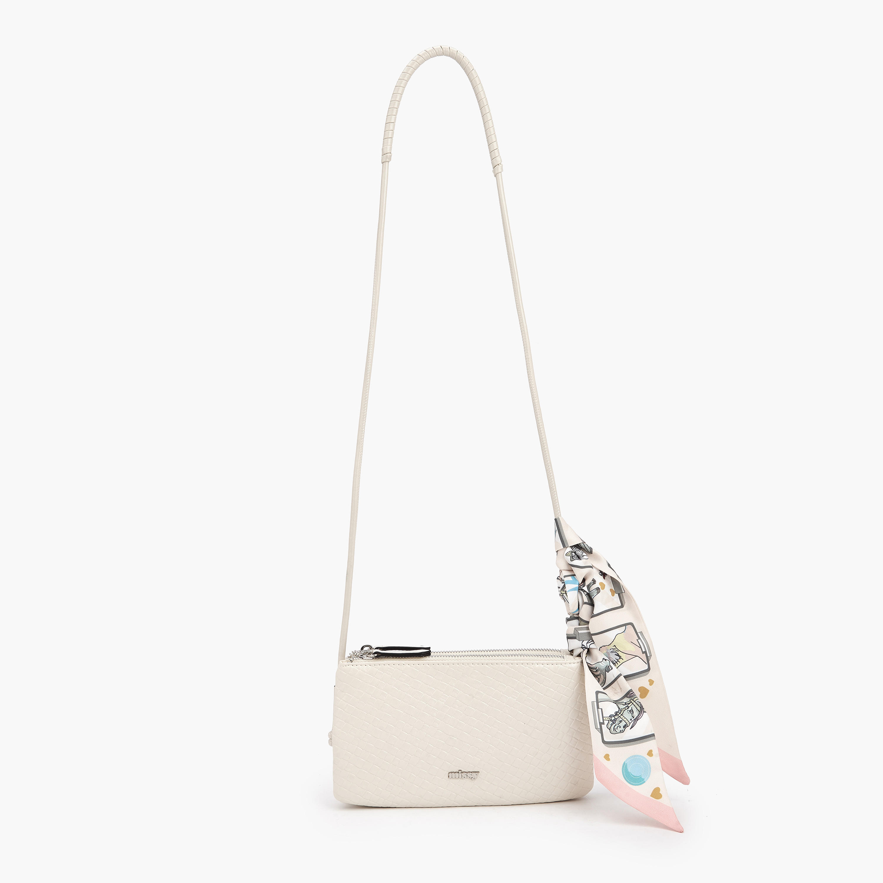 Missy Textured Crossbody Bag with Strap Handle-women-bagsandwallets-handbags-image-3