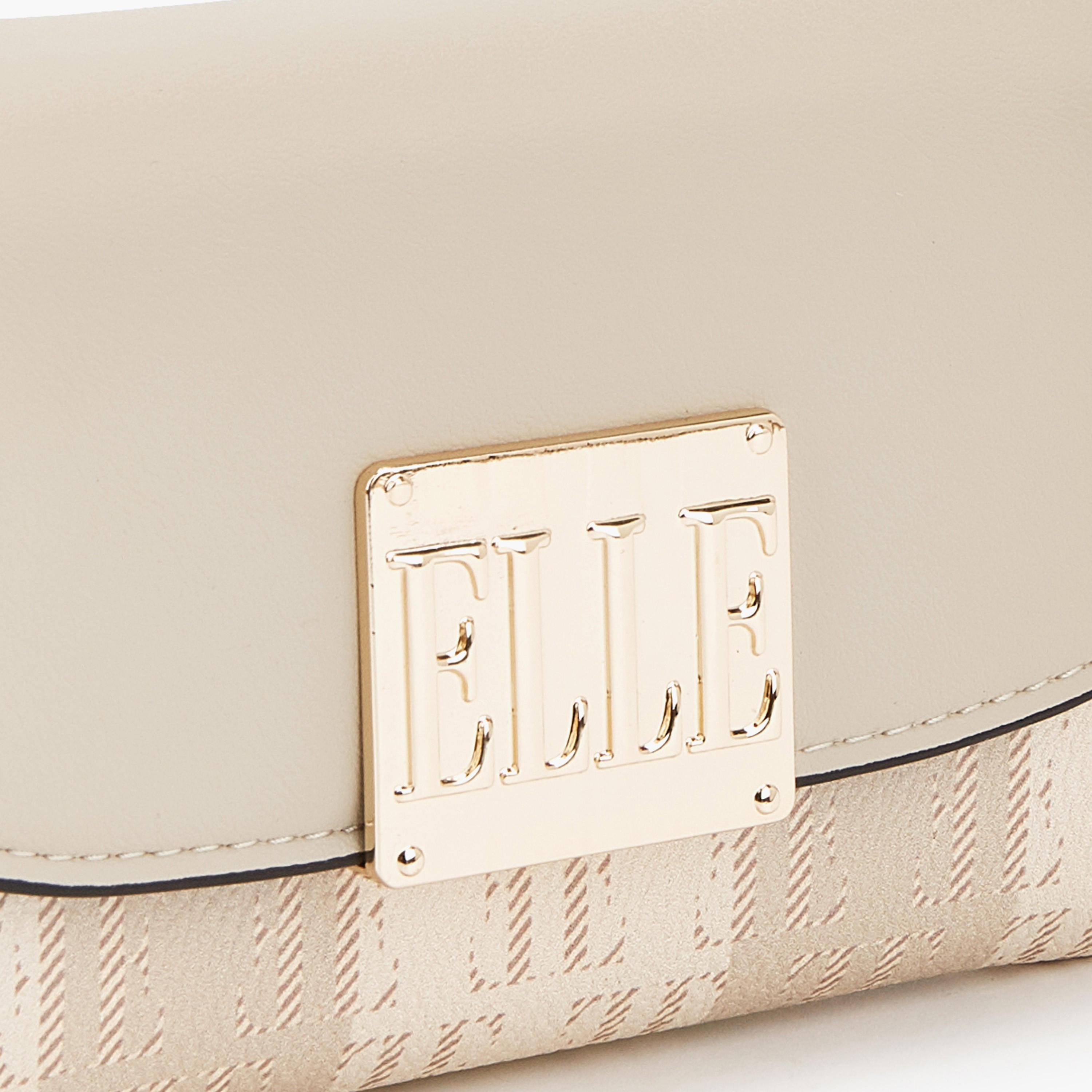 Elle Monogram Print Wallet with Magnetic Closure-women-bagsandwallets-wallets-image-4