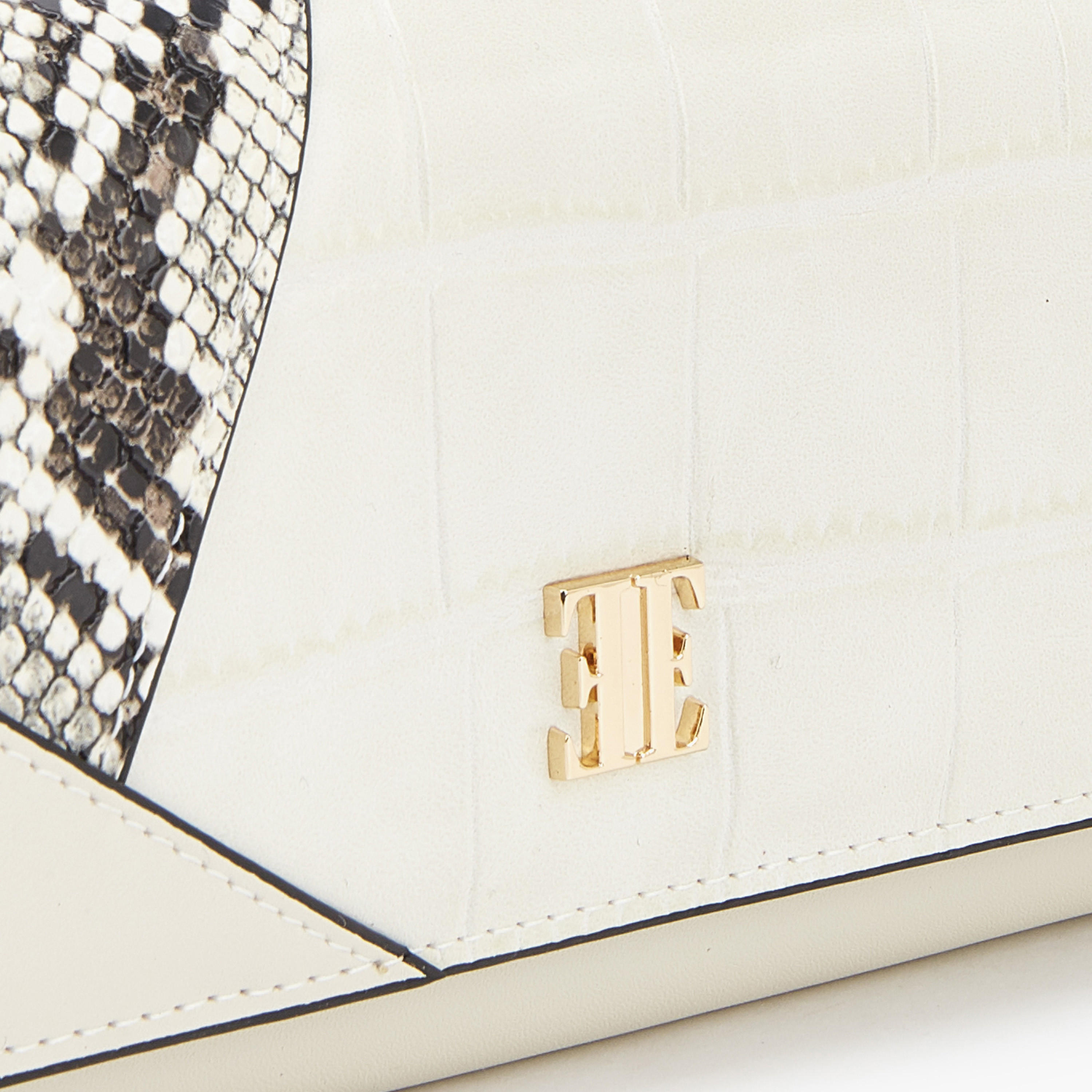 Elle Panelled Wallet with Snap Button Closure-women-bagsandwallets-wallets-image-3