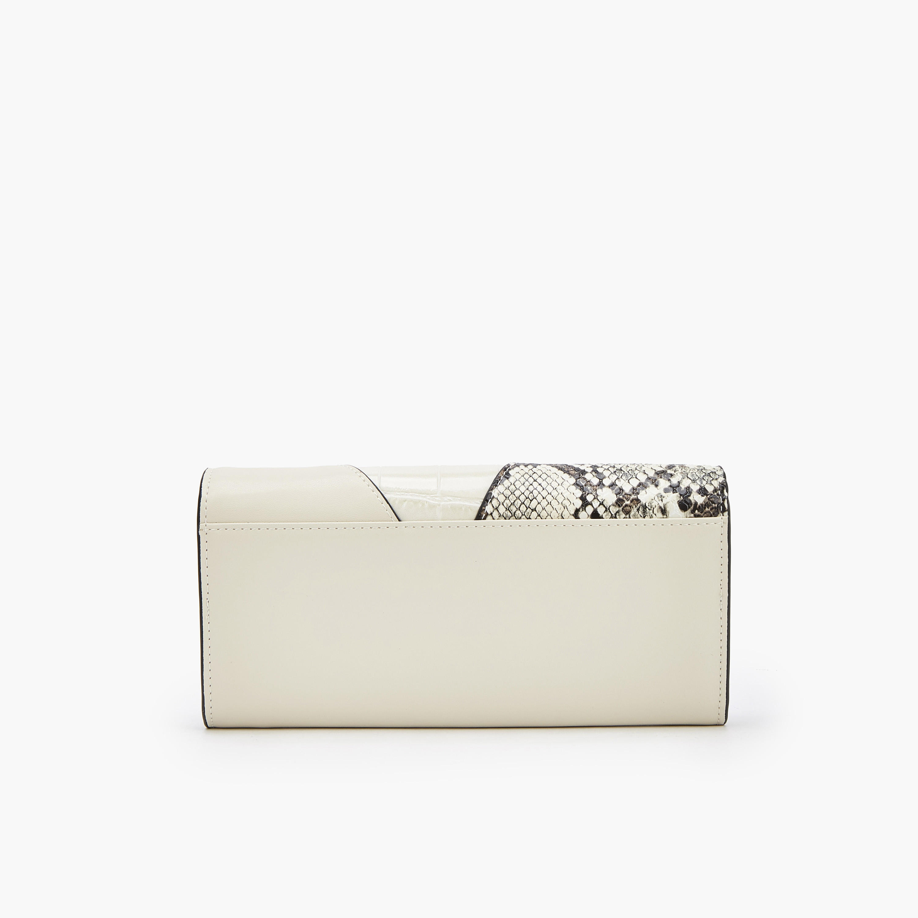 Elle Panelled Wallet with Snap Button Closure-women-bagsandwallets-wallets-image-4
