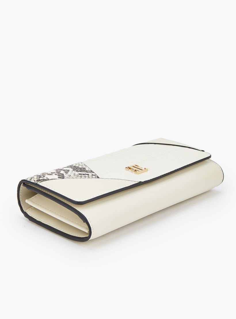 Elle Panelled Wallet with Snap Button Closure-women-bagsandwallets-wallets-image-5