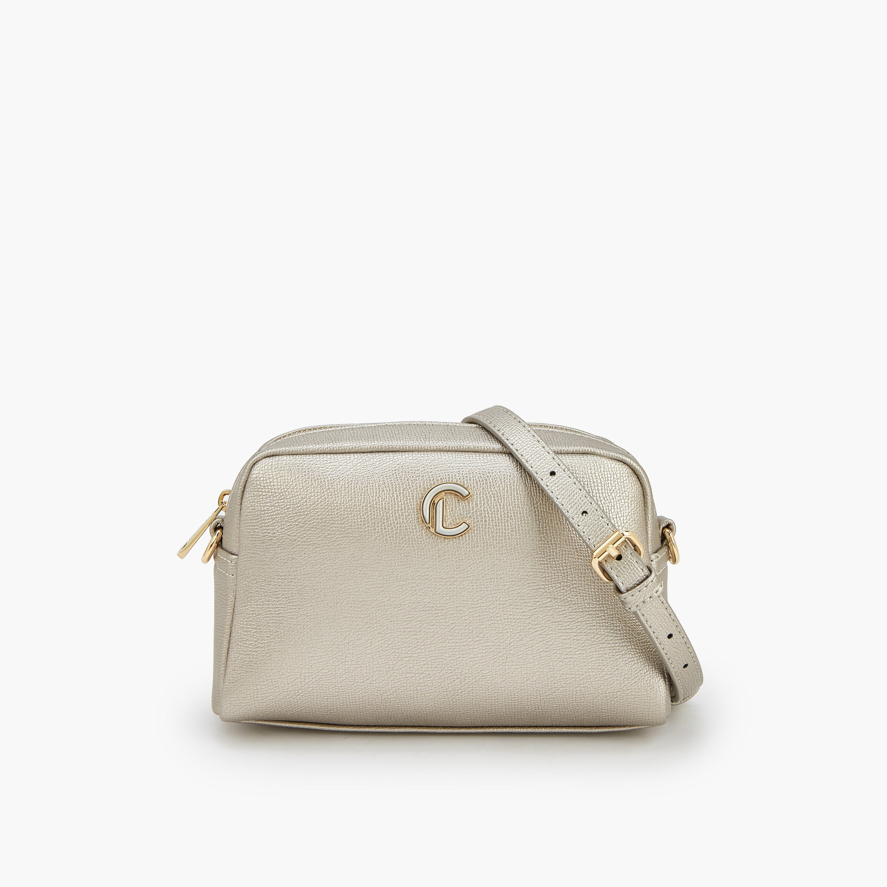 شنطة كروس بودي بارزة الملمس بسحاب إغلاق من لو كونفورت-women-bagsandwallets-handbags-image-1