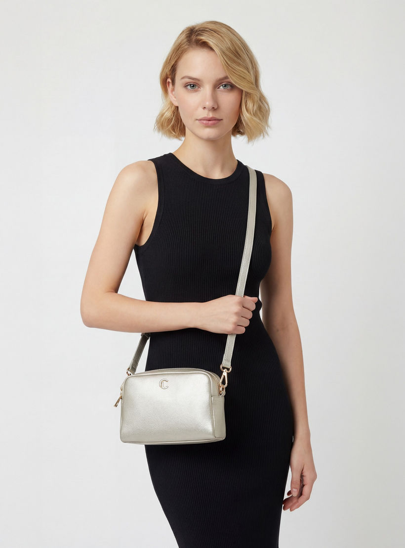 شنطة كروس بودي بارزة الملمس بسحاب إغلاق من لو كونفورت-women-bagsandwallets-handbags-image-2
