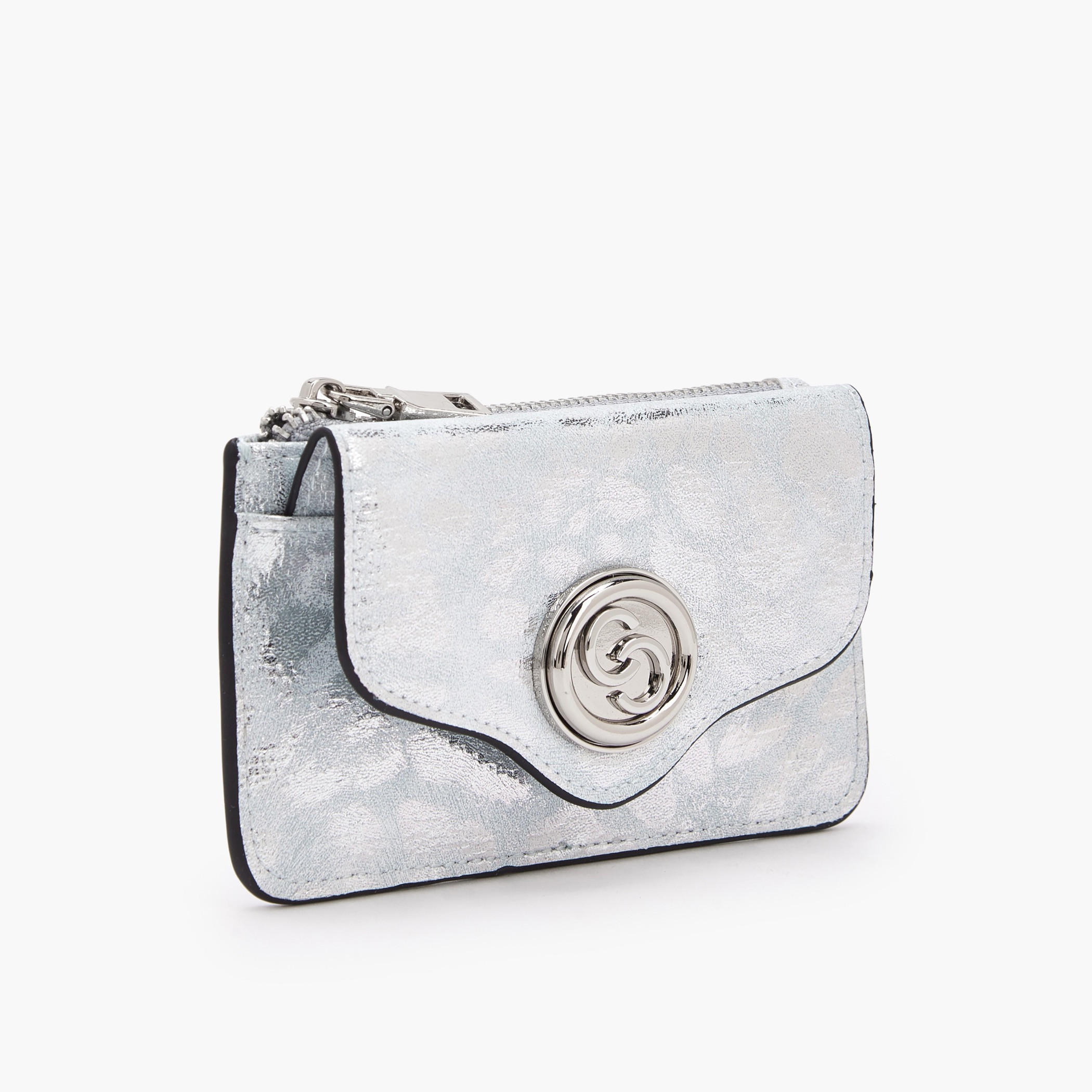 حافظة بطاقات ميتاليك بسحّاب إغلاق من سيليست-women-bagsandwallets-wallets-image-2