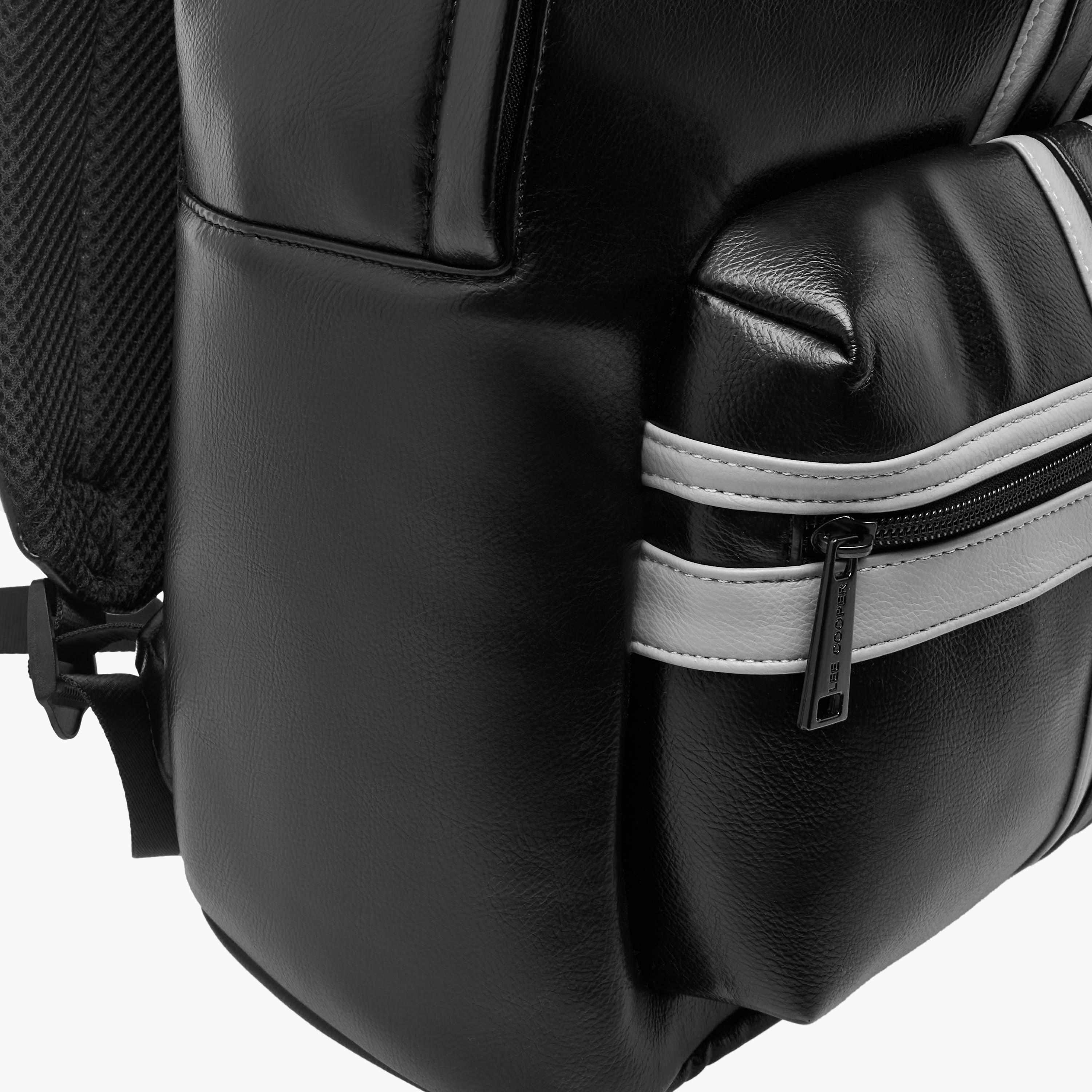Lee Cooper Panelled Backpack with Adjustable Shoulder Straps-travel-luggagesandbags-backpacks-image-6
