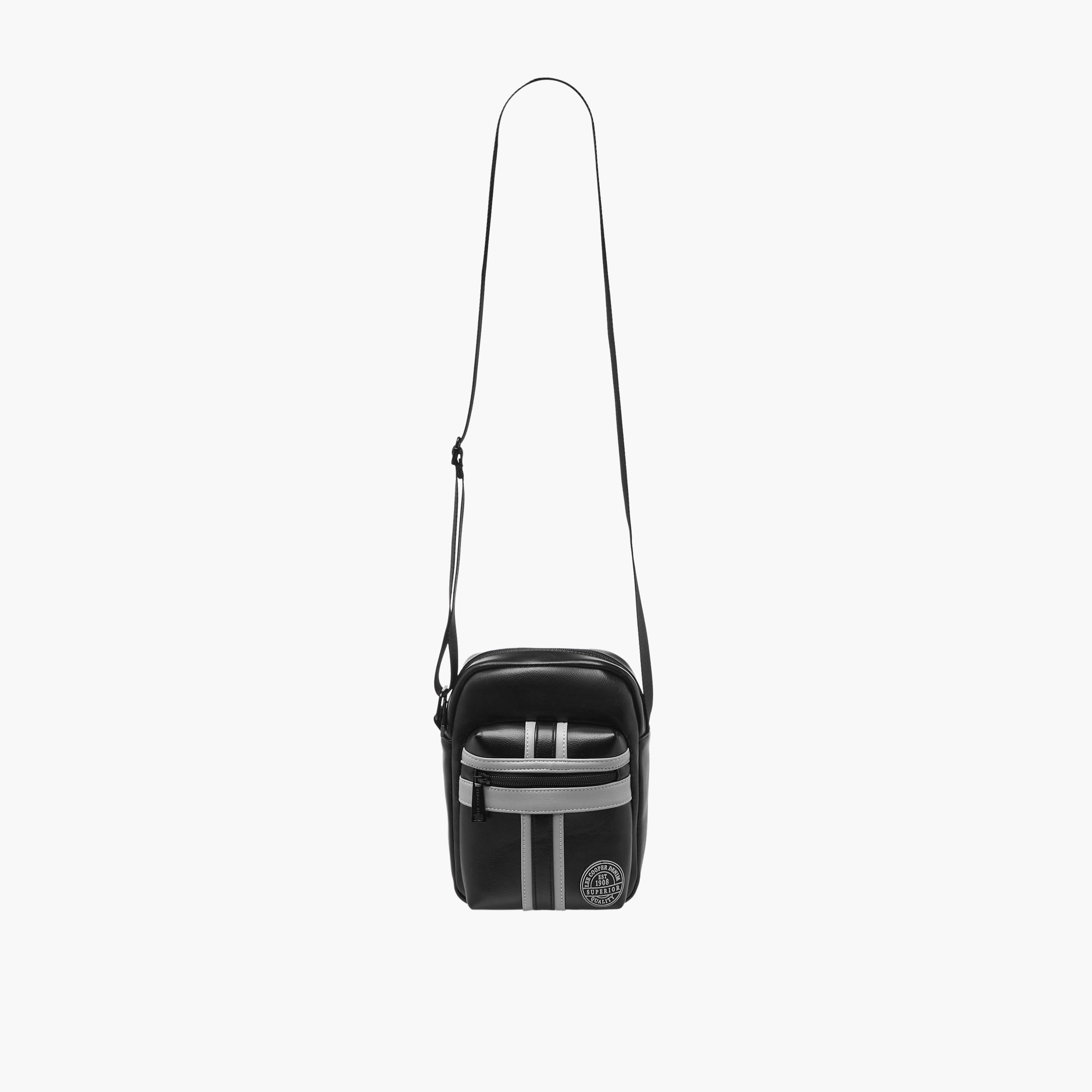 Lee Cooper Panelled Crossbody Bag with Zip Closure-travel-accessories-image-3