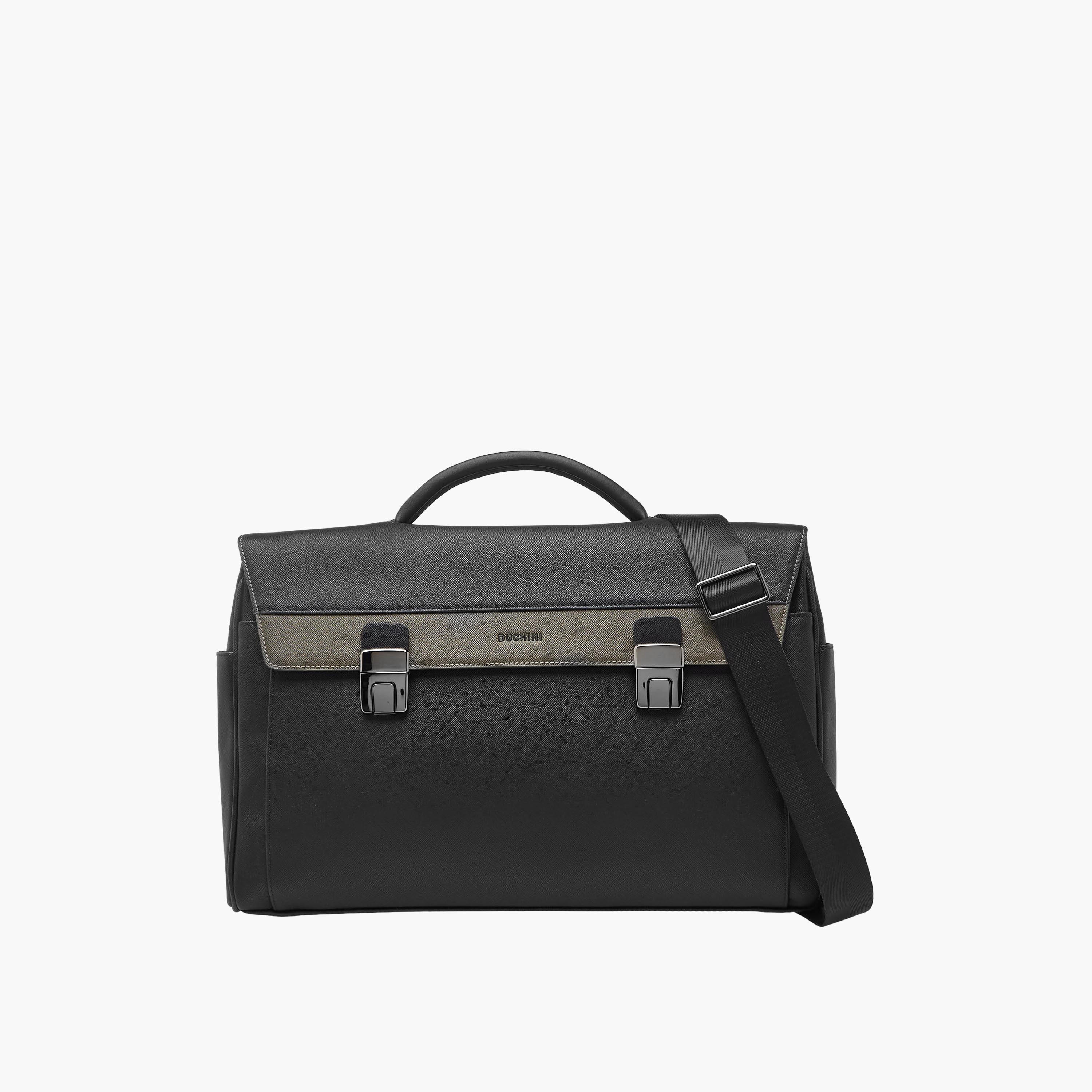 Duchini Men Detachable Strap Portfolio Bag-men-bags-image-1