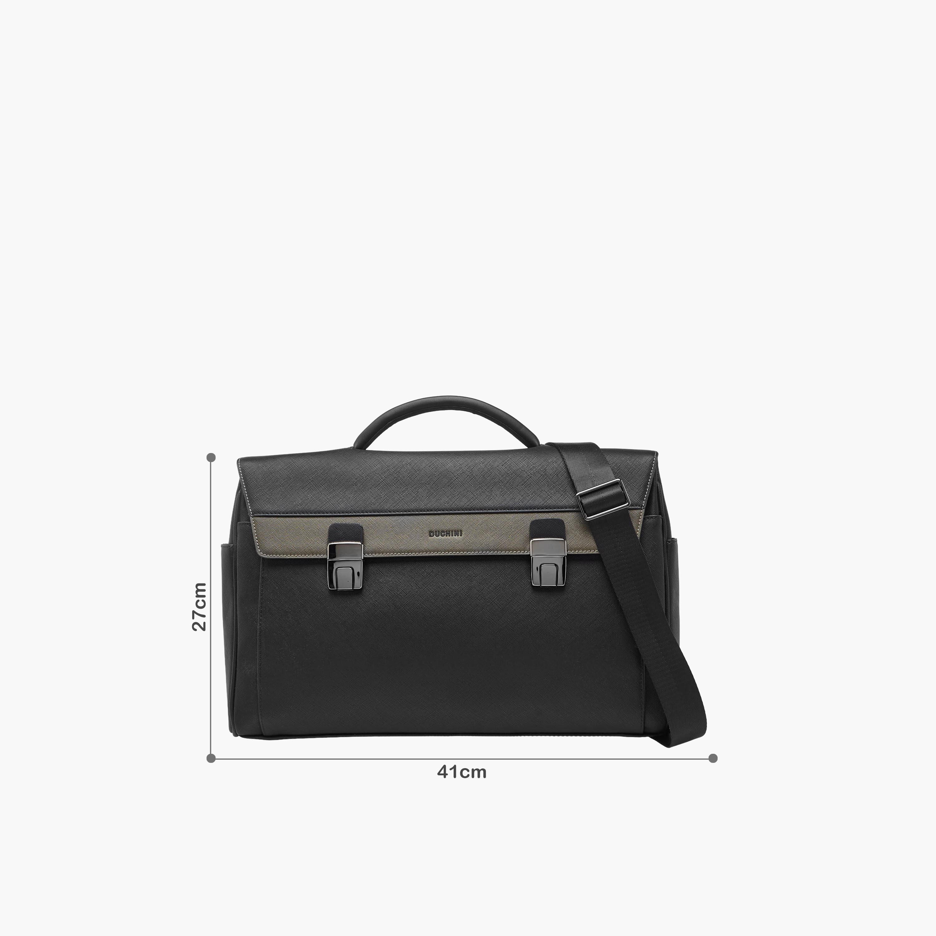Duchini Men Detachable Strap Portfolio Bag-men-bags-image-2