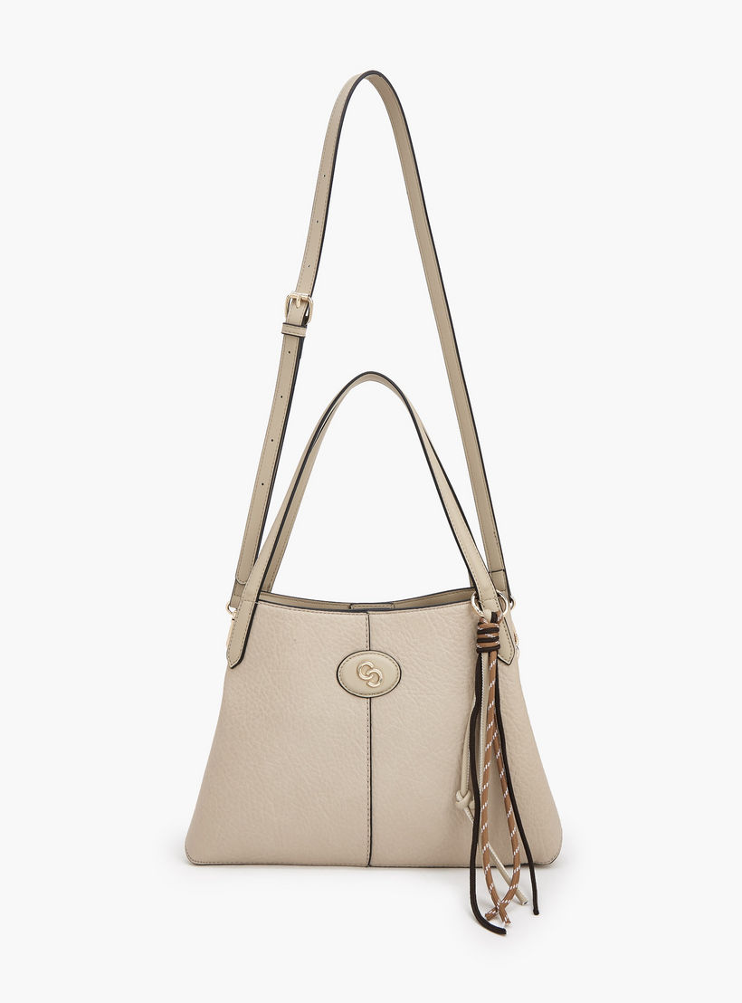 شنطة كتف بارزة الملمس بحزام قابل للفصل من سيليست-women-bagsandwallets-handbags-image-3