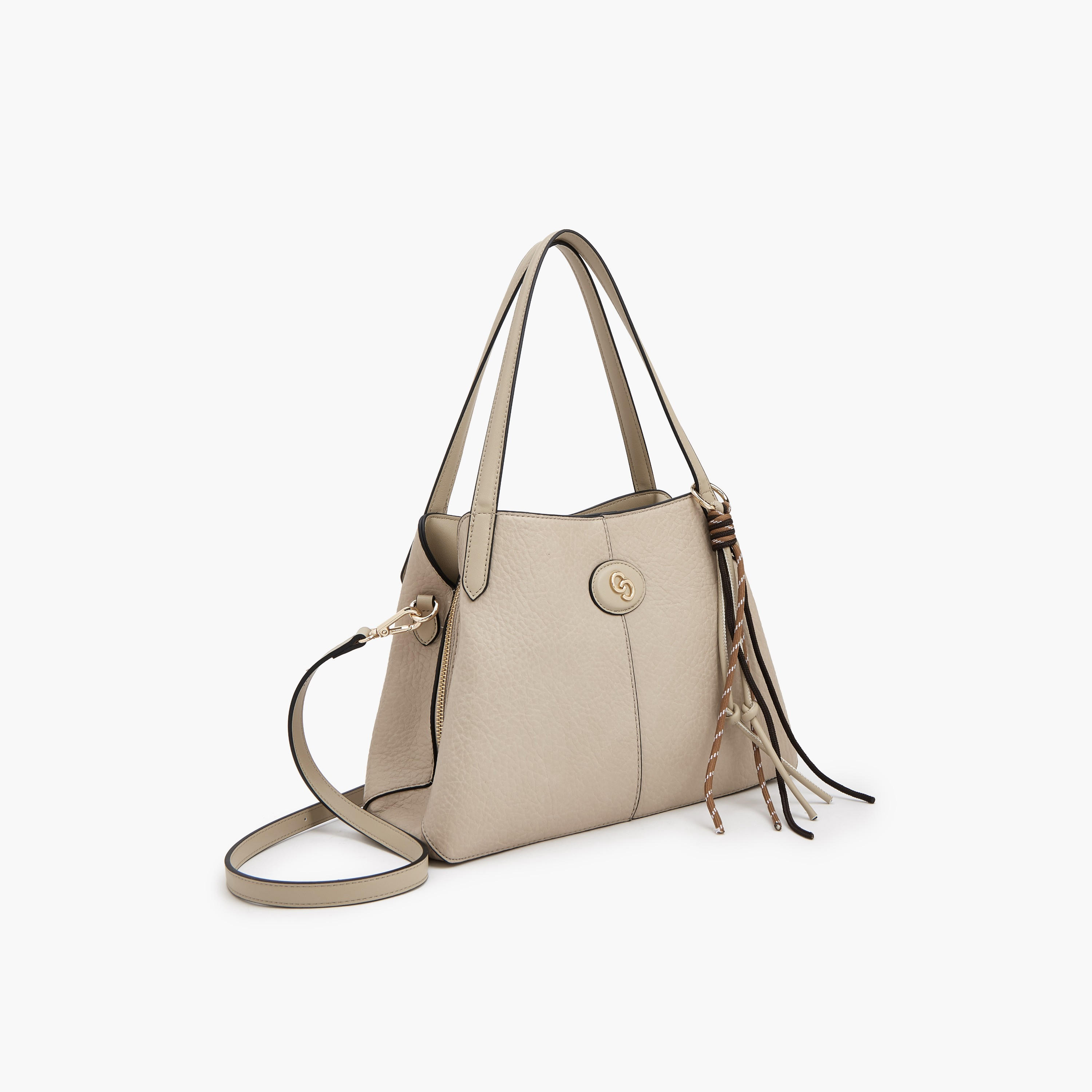 شنطة كتف بارزة الملمس بحزام قابل للفصل من سيليست-women-bagsandwallets-handbags-image-4