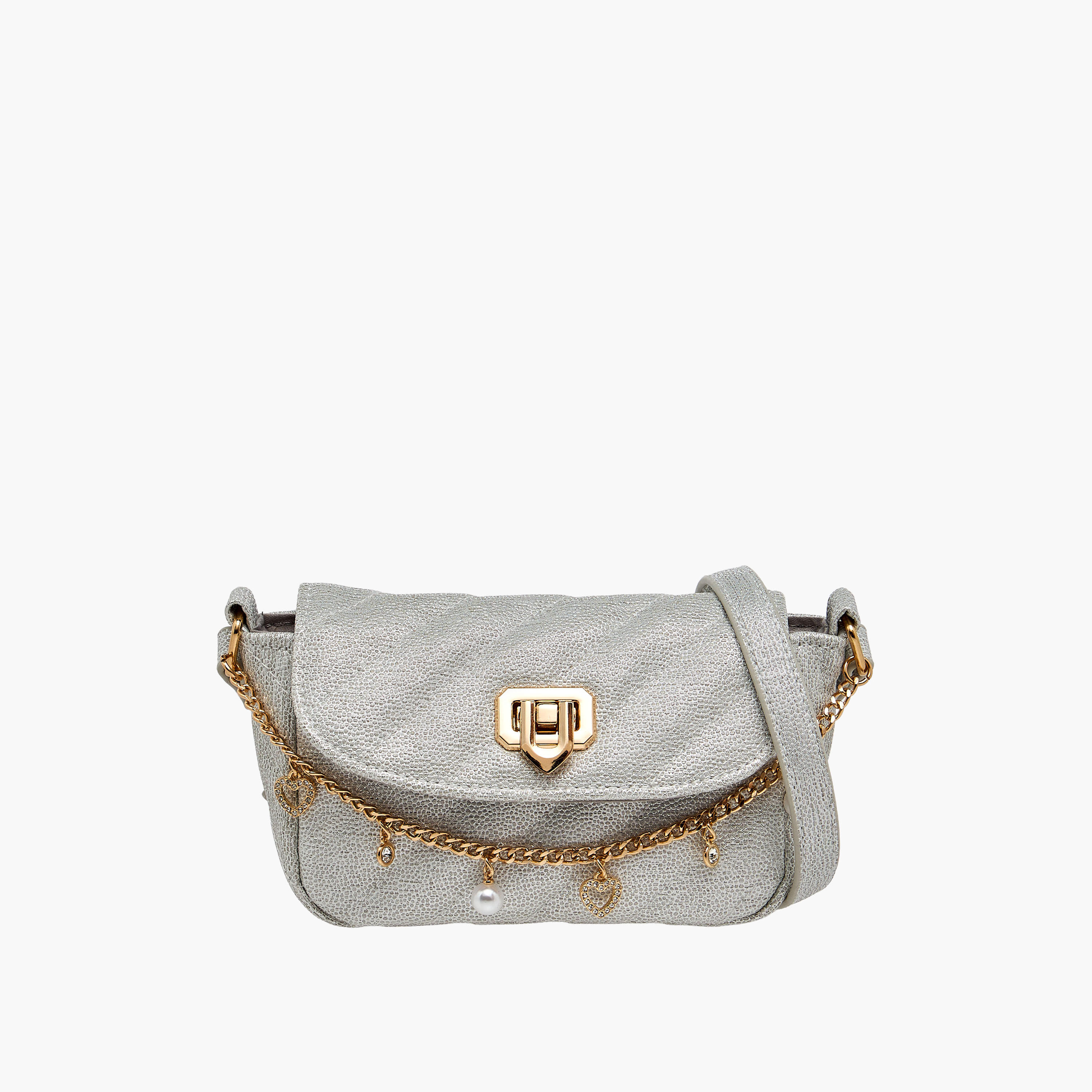 Celeste Charm Embellished Crossbody Bag with Adjustable Strap-girls-accessories-bags-image-1