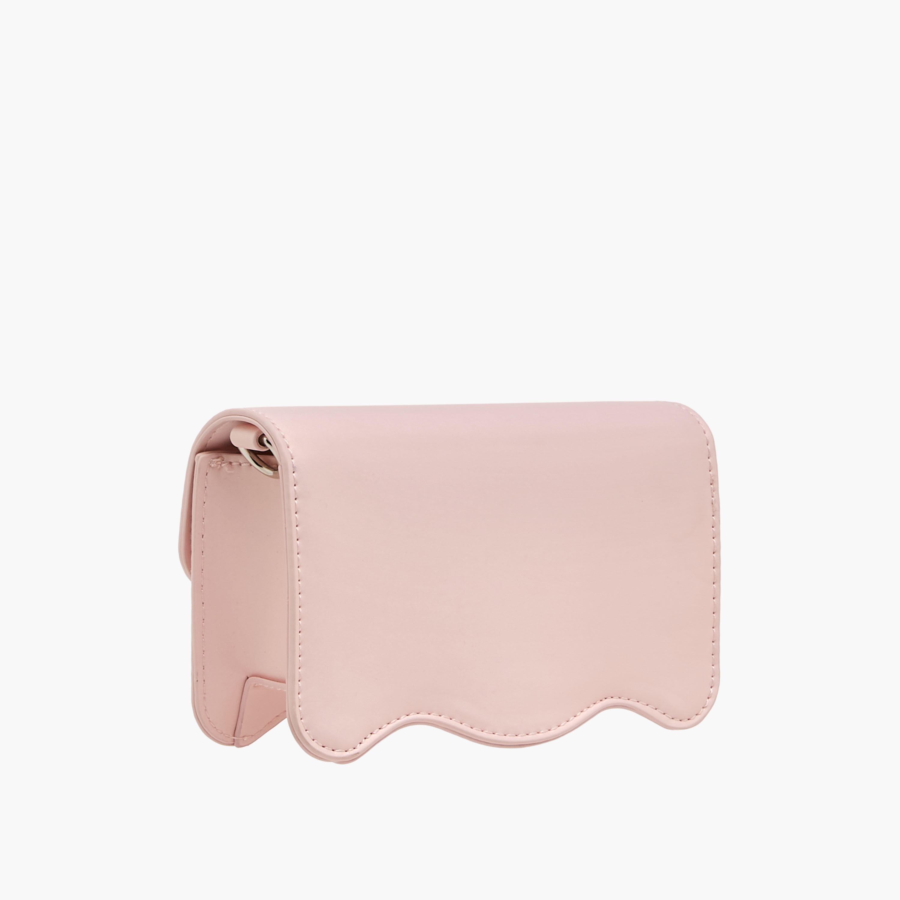 Celeste Scalloped Bow Embellished Crossbody Bag with Chain Strap-girls-accessories-bags-image-4