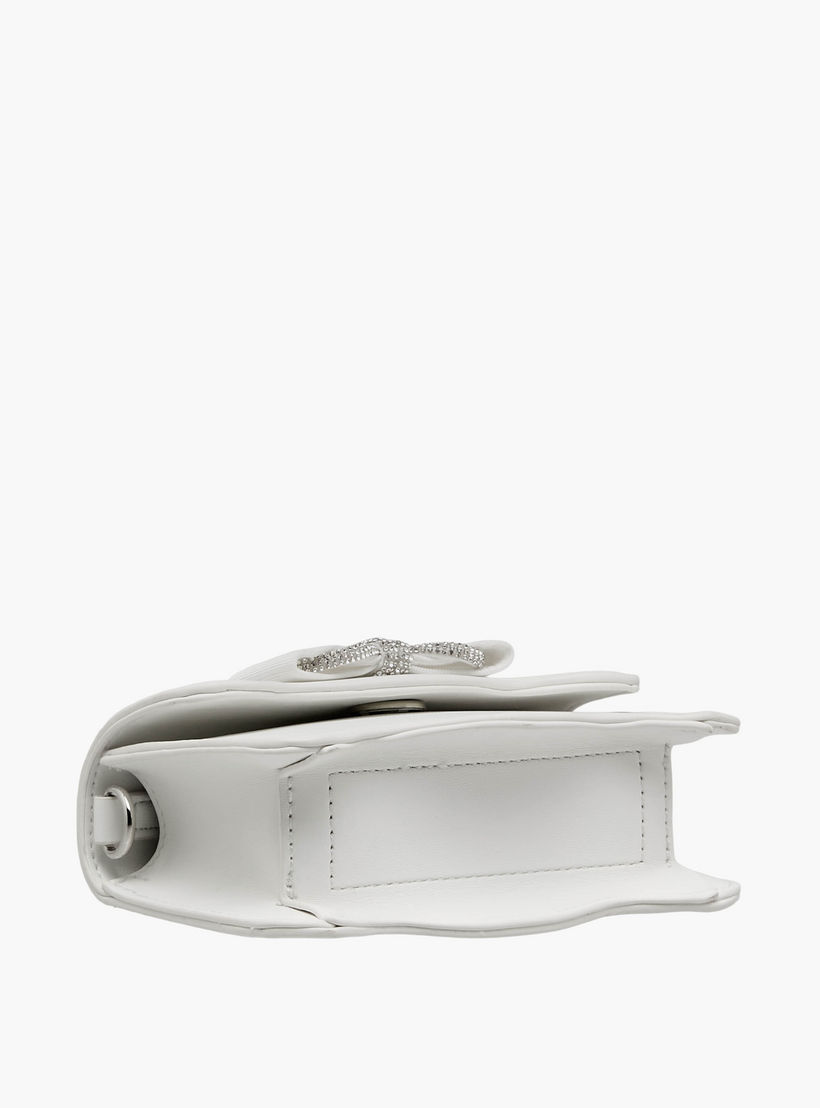 Celeste Scalloped Bow Embellished Crossbody Bag with Chain Strap-girls-accessories-bags-image-7