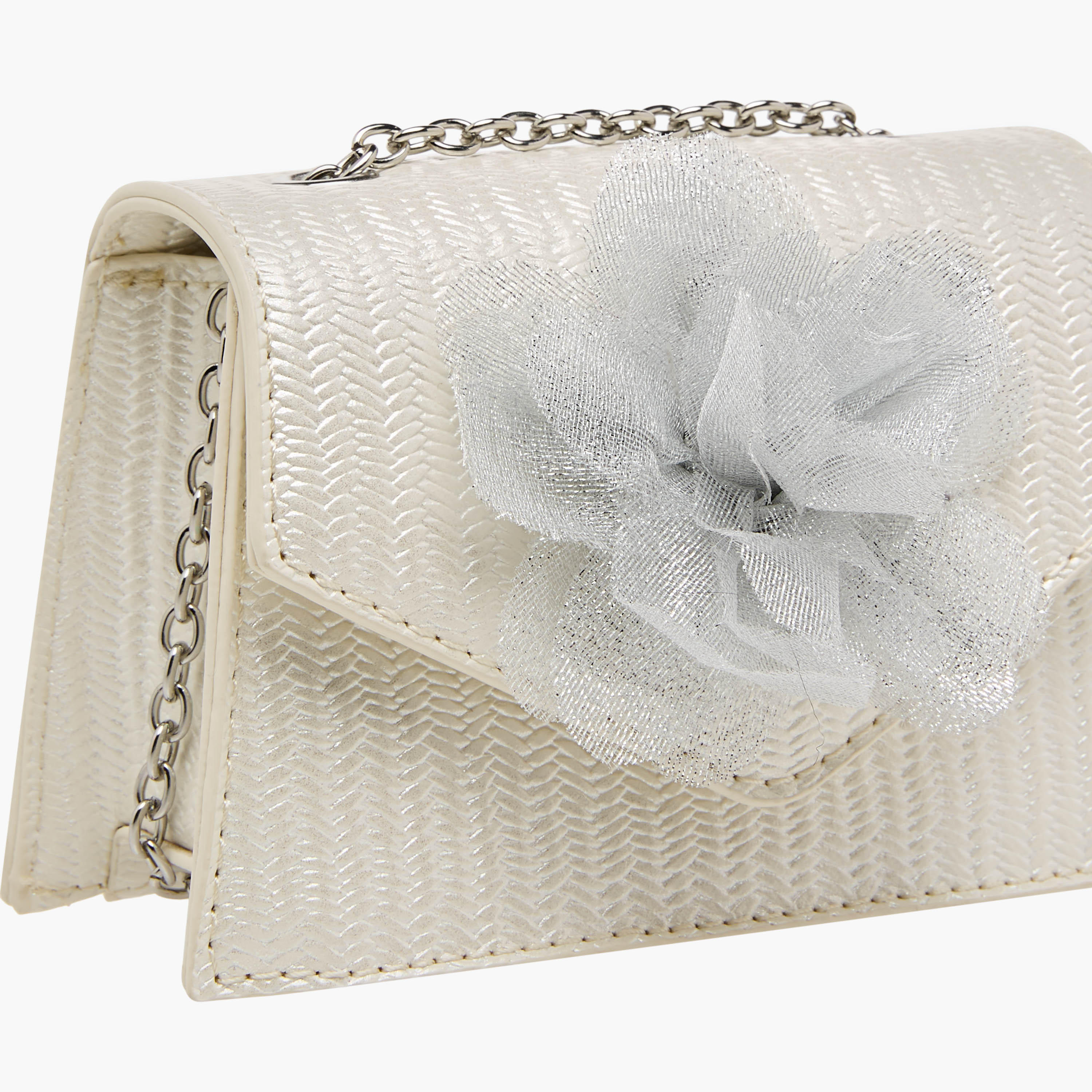 Celeste Floral Applique Crossbody Bag with Chain Strap-girls-accessories-bags-image-4