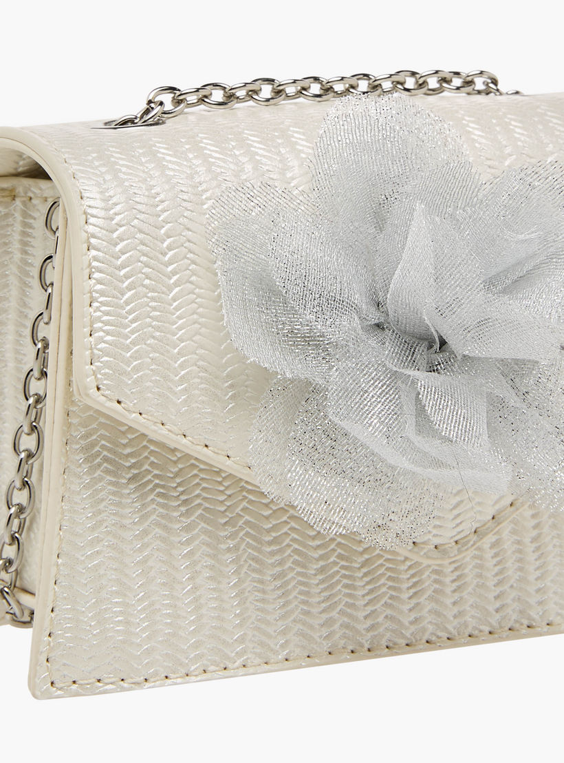 Celeste Floral Applique Crossbody Bag with Chain Strap-girls-accessories-bags-image-4