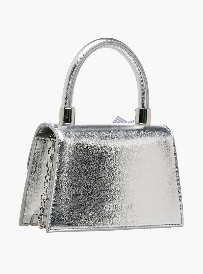 شنطة كروس بودي مزينة بحزام سلسلة من سيليست-girls-accessories-bags-image-3