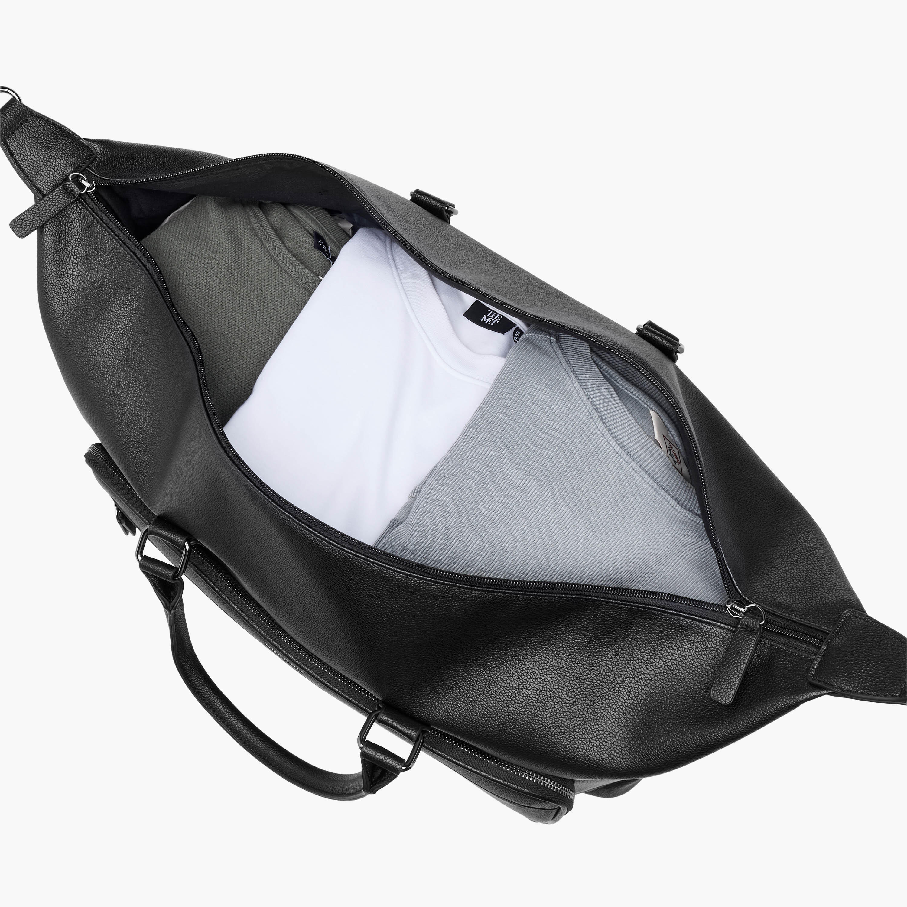 شنطة دافل بارزة الملمس بحزام قابل للفصل من دوتشيني-travel-luggagesandbags-dufflebags-image-9