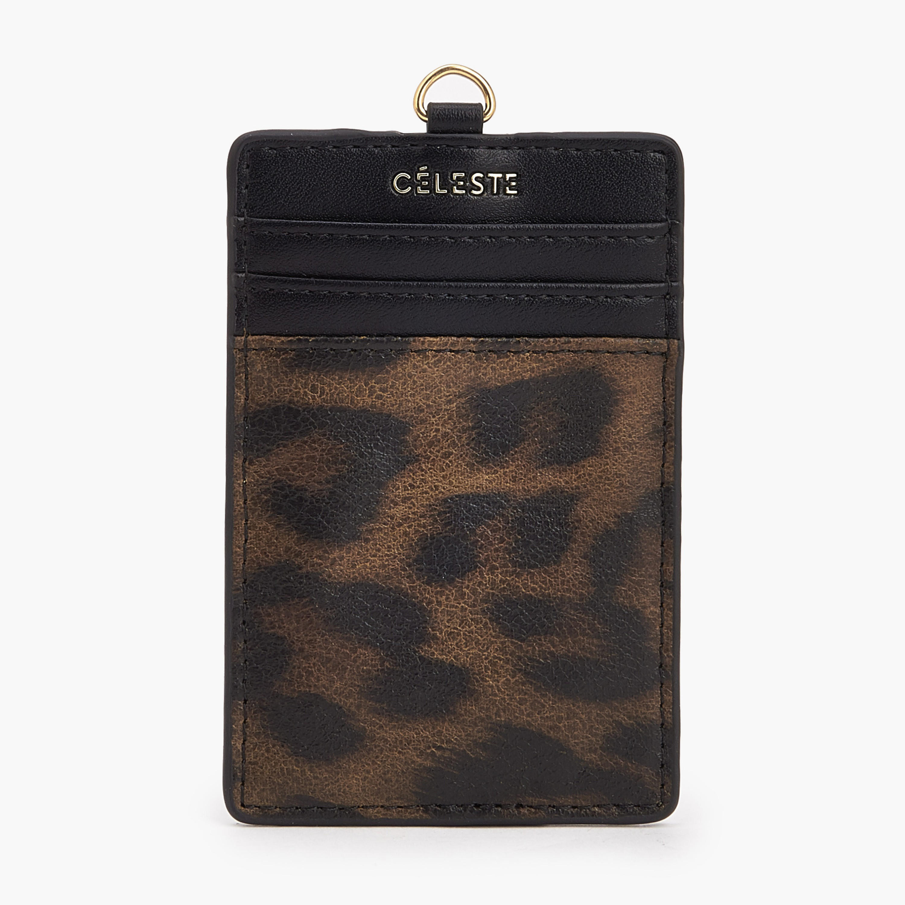 محفظة بطاقات بطبعات وحزام سلسلة من سيليست-women-bagsandwallets-wallets-image-1