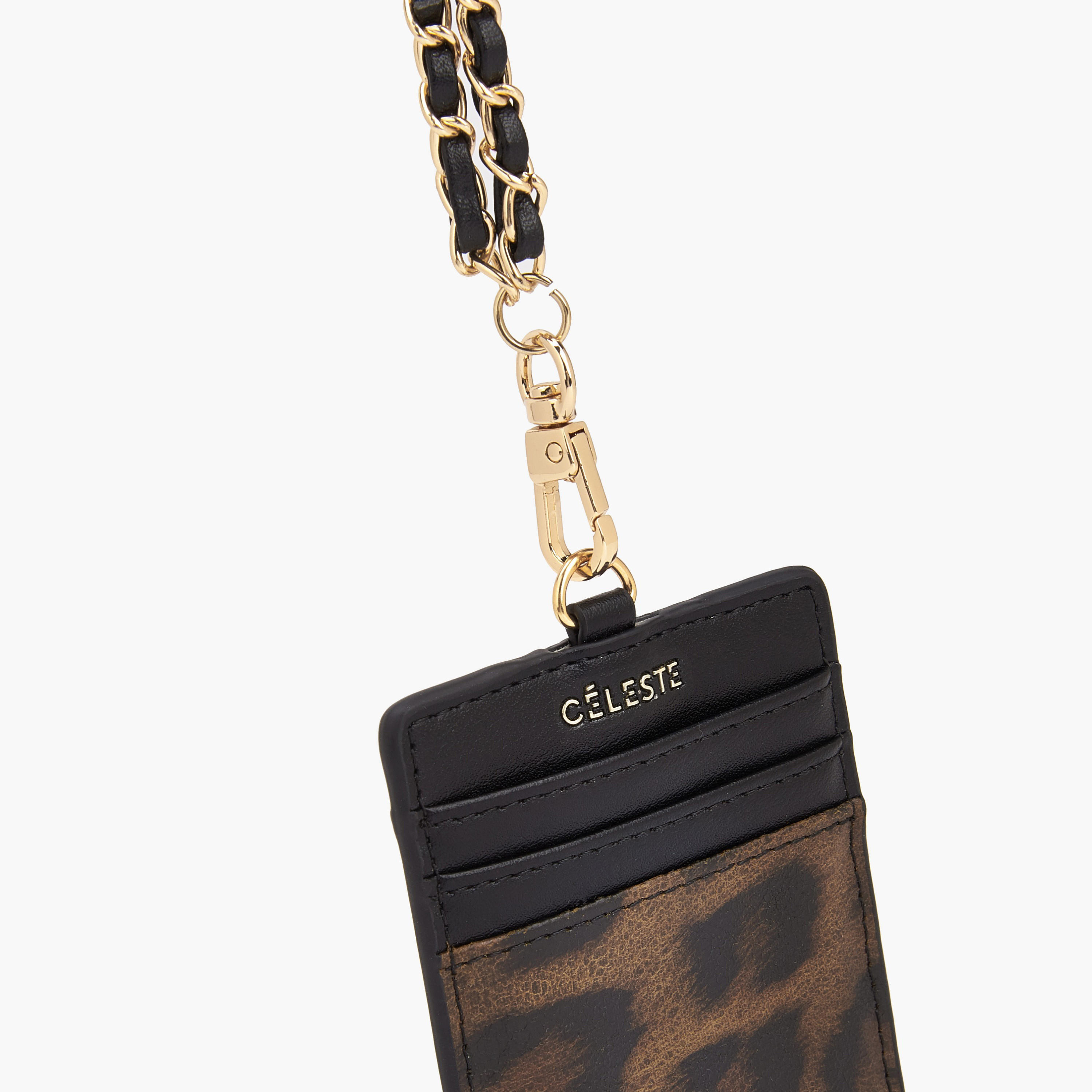 محفظة بطاقات بطبعات وحزام سلسلة من سيليست-women-bagsandwallets-wallets-image-3
