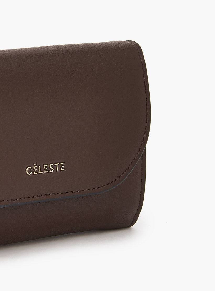 Celeste Solid Wallet with Button Closure-women-bagsandwallets-wallets-image-3