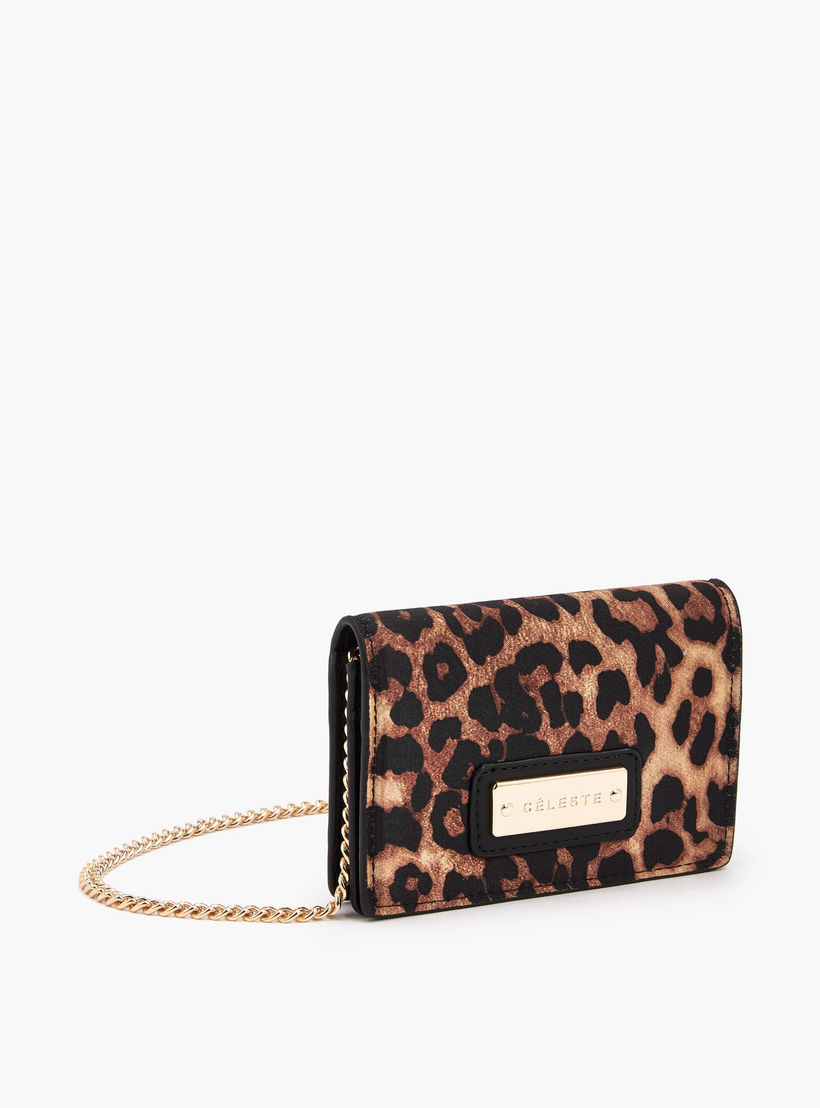 Celeste Animal Print Crossbody Bag with Chain Strap-women-bagsandwallets-handbags-image-3
