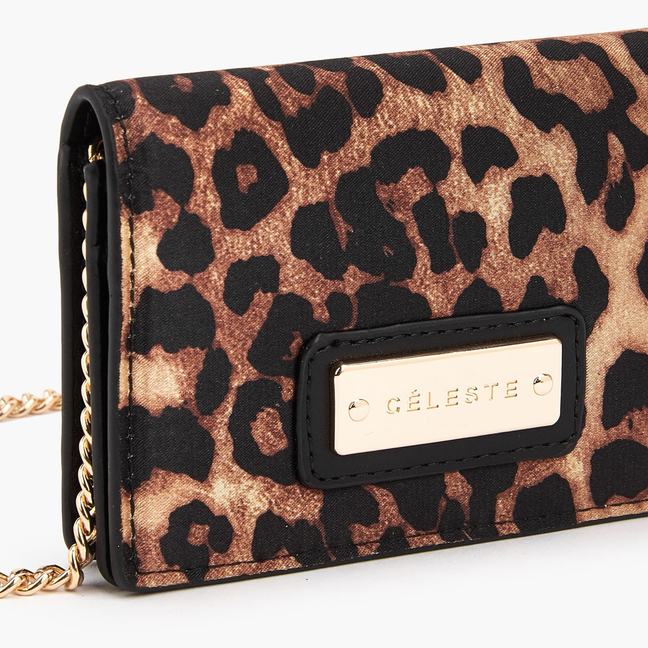 Celeste Animal Print Crossbody Bag with Chain Strap-women-bagsandwallets-handbags-image-4