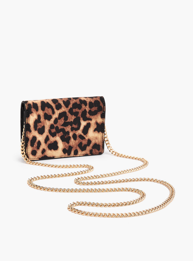 Celeste Animal Print Crossbody Bag with Chain Strap-women-bagsandwallets-handbags-image-5
