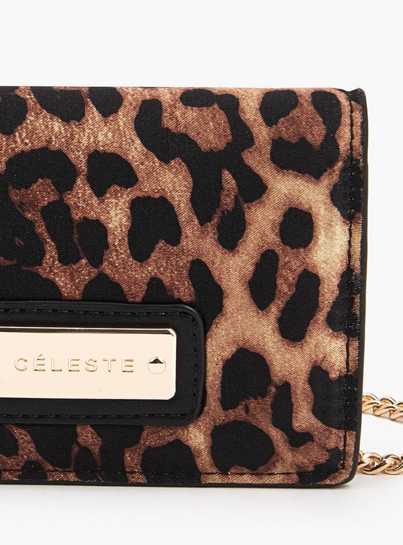 Celeste Animal Print Crossbody Bag with Chain Strap-women-bagsandwallets-handbags-image-8