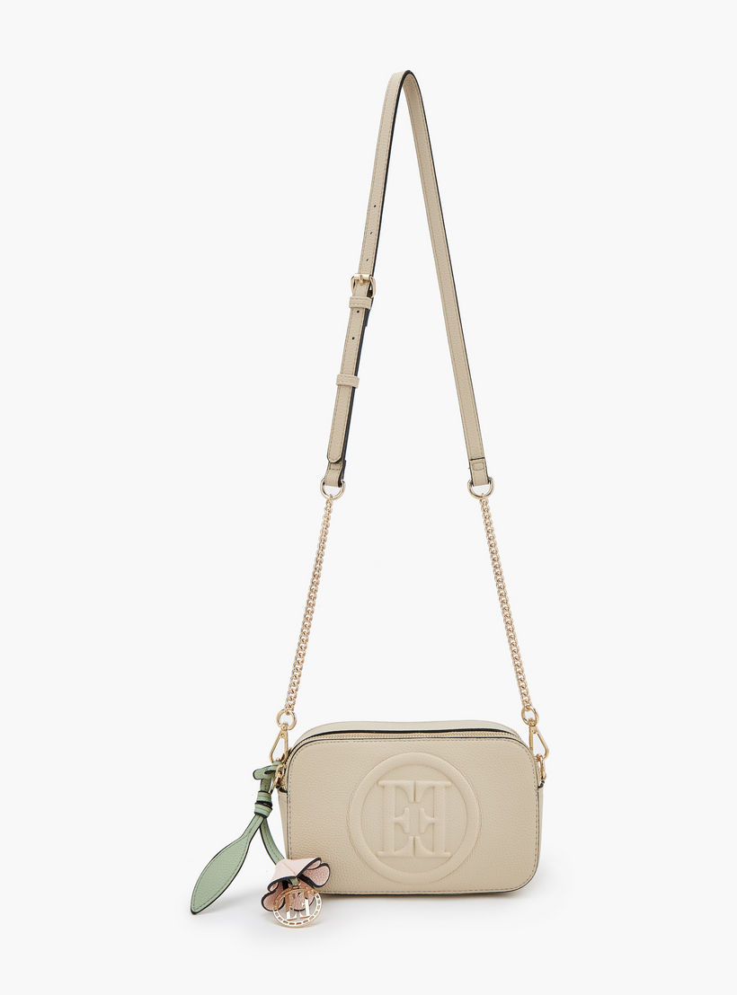 Elle Monogram Embossed Crossbody Bag with Chain Strap-women-bagsandwallets-handbags-image-3