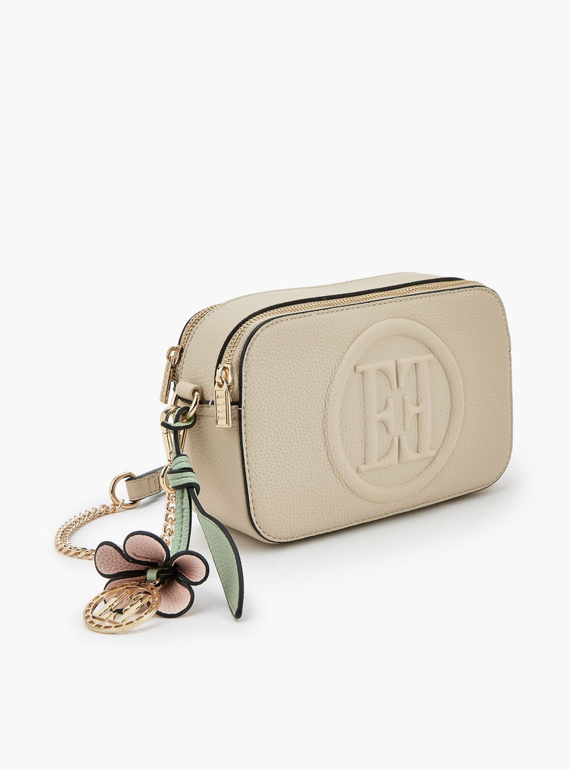 Elle Monogram Embossed Crossbody Bag with Chain Strap-women-bagsandwallets-handbags-image-4