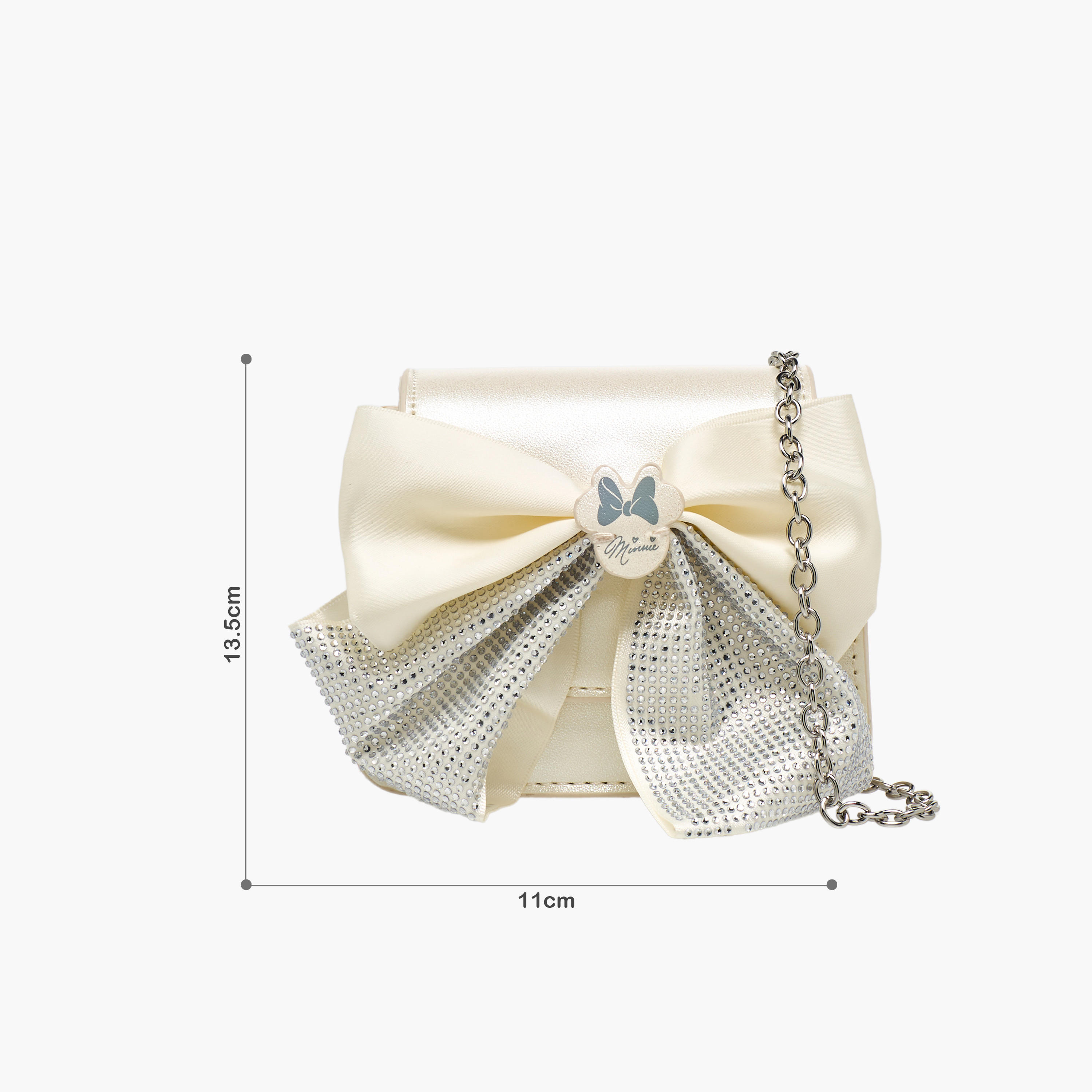 شنطة كروس بودي بحزام سلسلة وزخارف ميني ماوس من ديزني-girls-accessories-bags-image-2