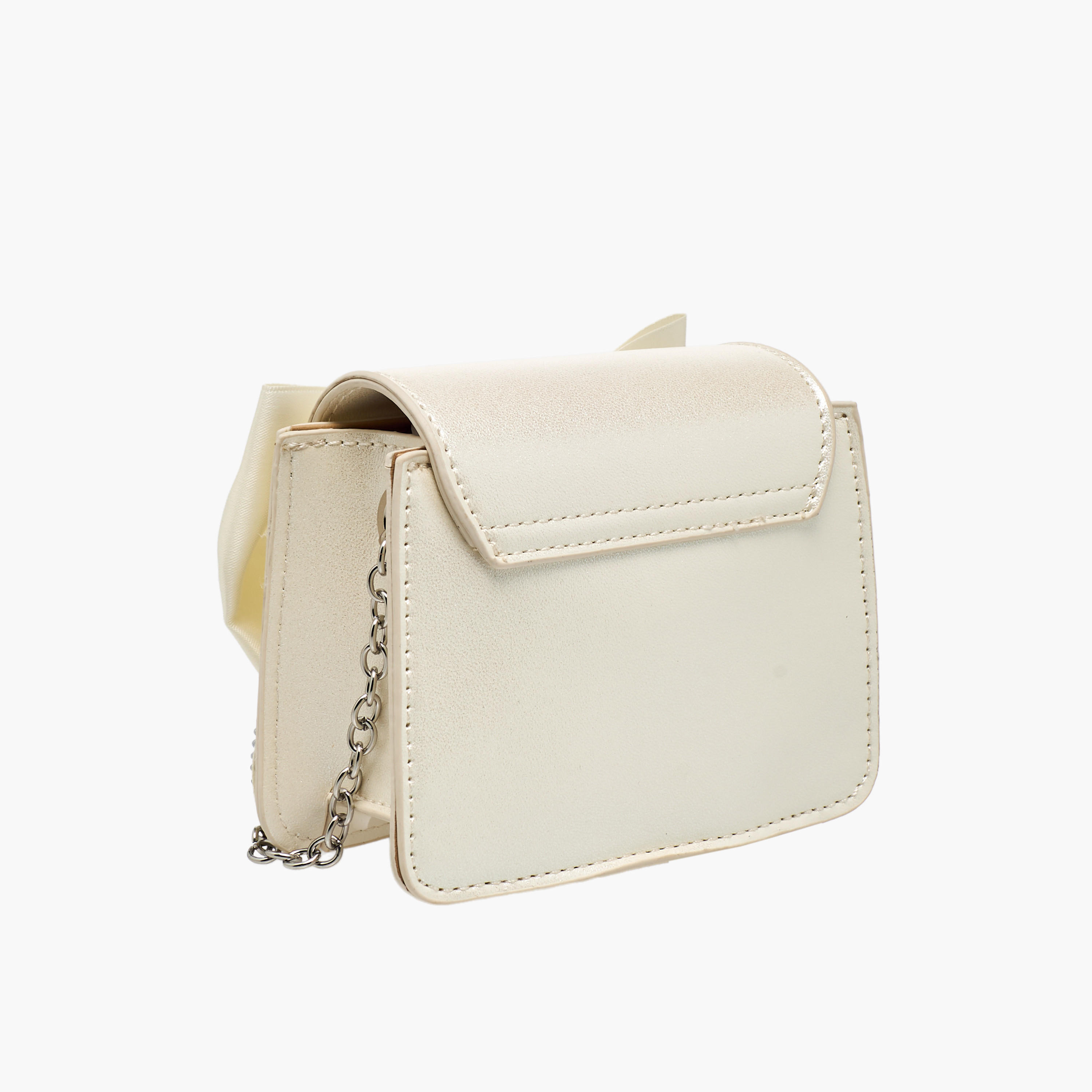 شنطة كروس بودي بحزام سلسلة وزخارف ميني ماوس من ديزني-girls-accessories-bags-image-4