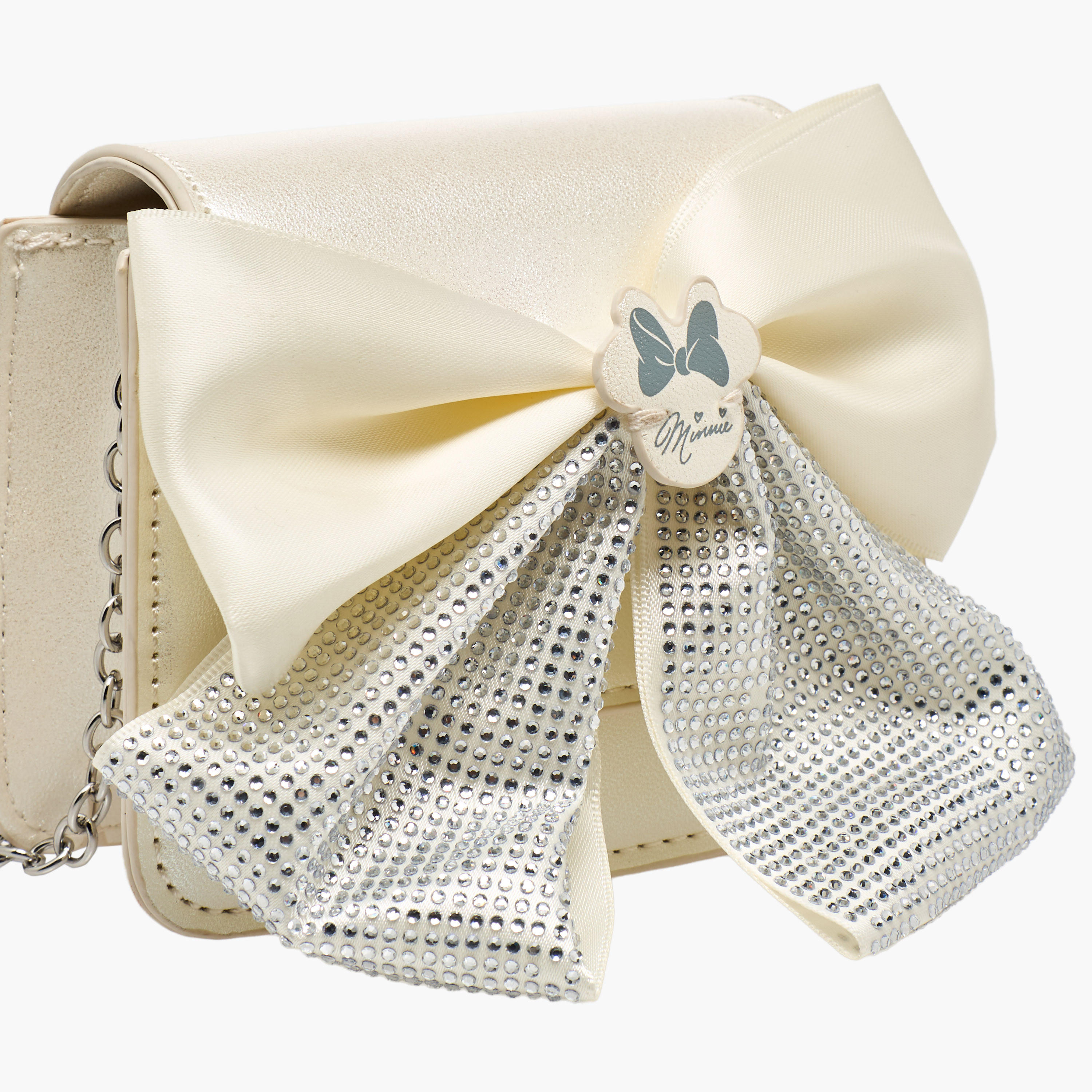 شنطة كروس بودي بحزام سلسلة وزخارف ميني ماوس من ديزني-girls-accessories-bags-image-5