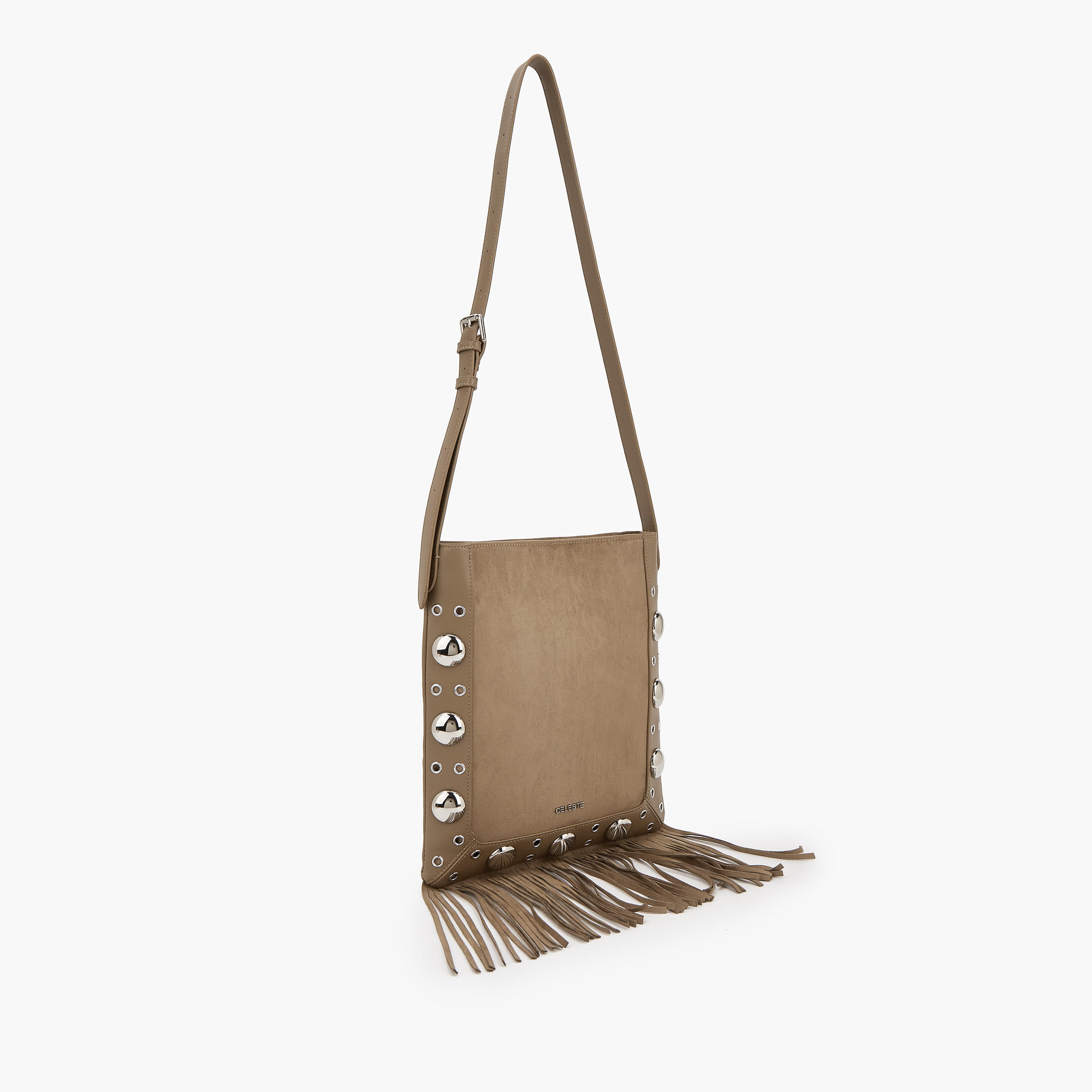 شنطة كتف مرصعة بشراشيب من سيليست-women-bagsandwallets-handbags-image-4