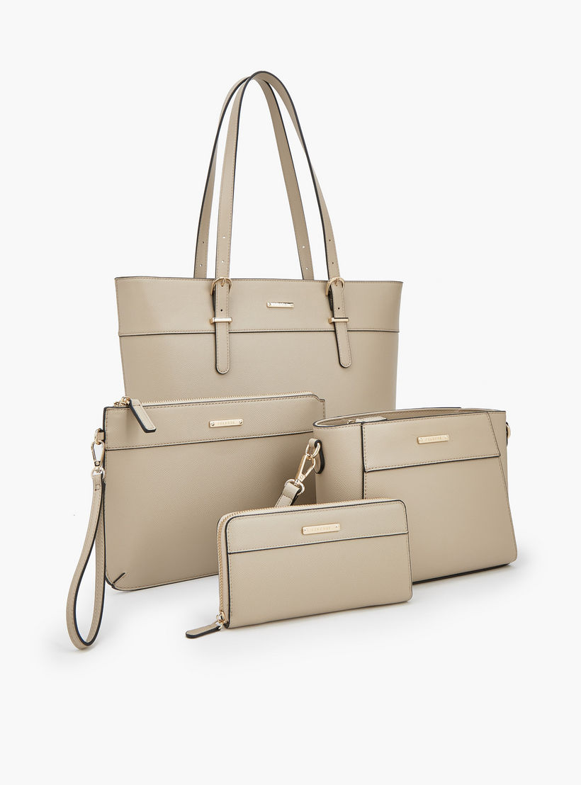 Celeste 4-Piece Tote Bag Set with Solid Design-women-bagsandwallets-handbags-image-11